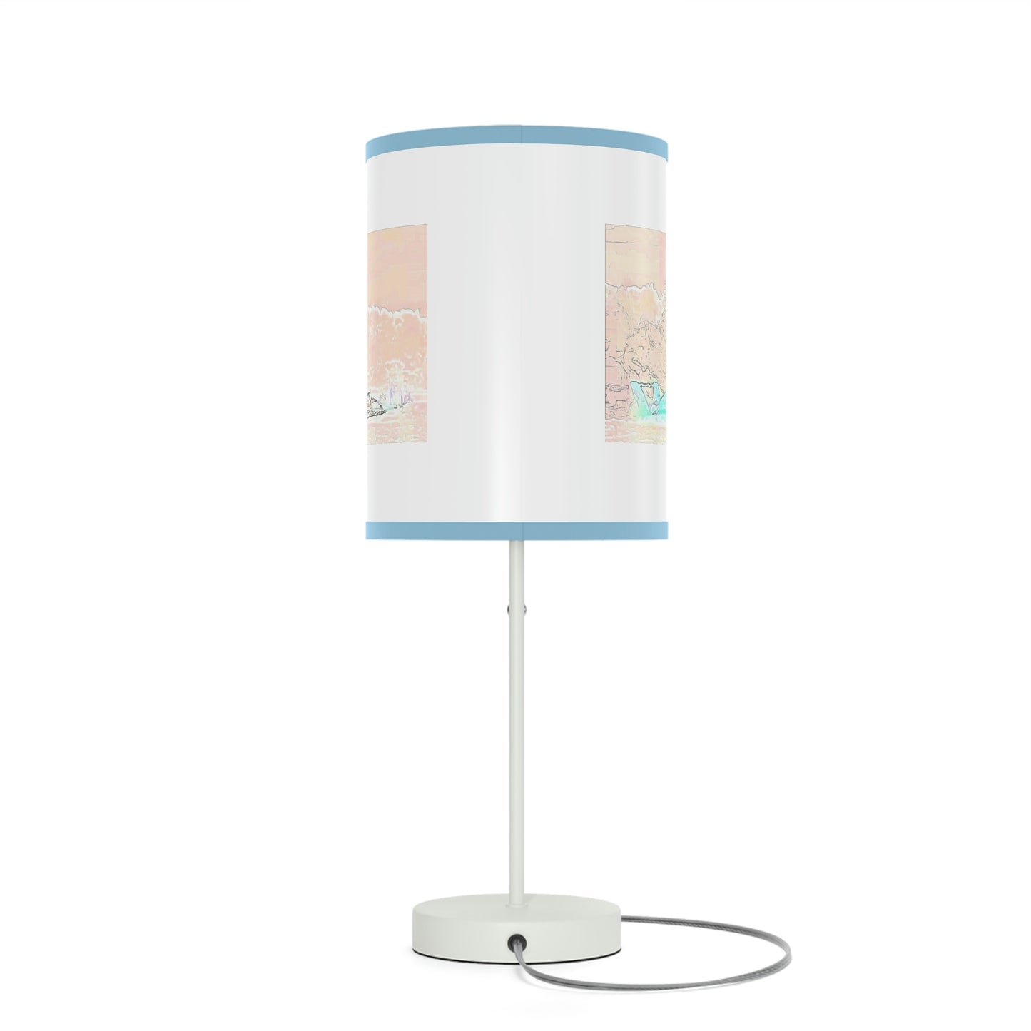 Lamp on a Stand, US|CA plug ... Seattle Columbia Cup On Lake Washington ... "Dave Wilcox Heads For The Win" ... Associate Gift-Photo ... Original Works ...