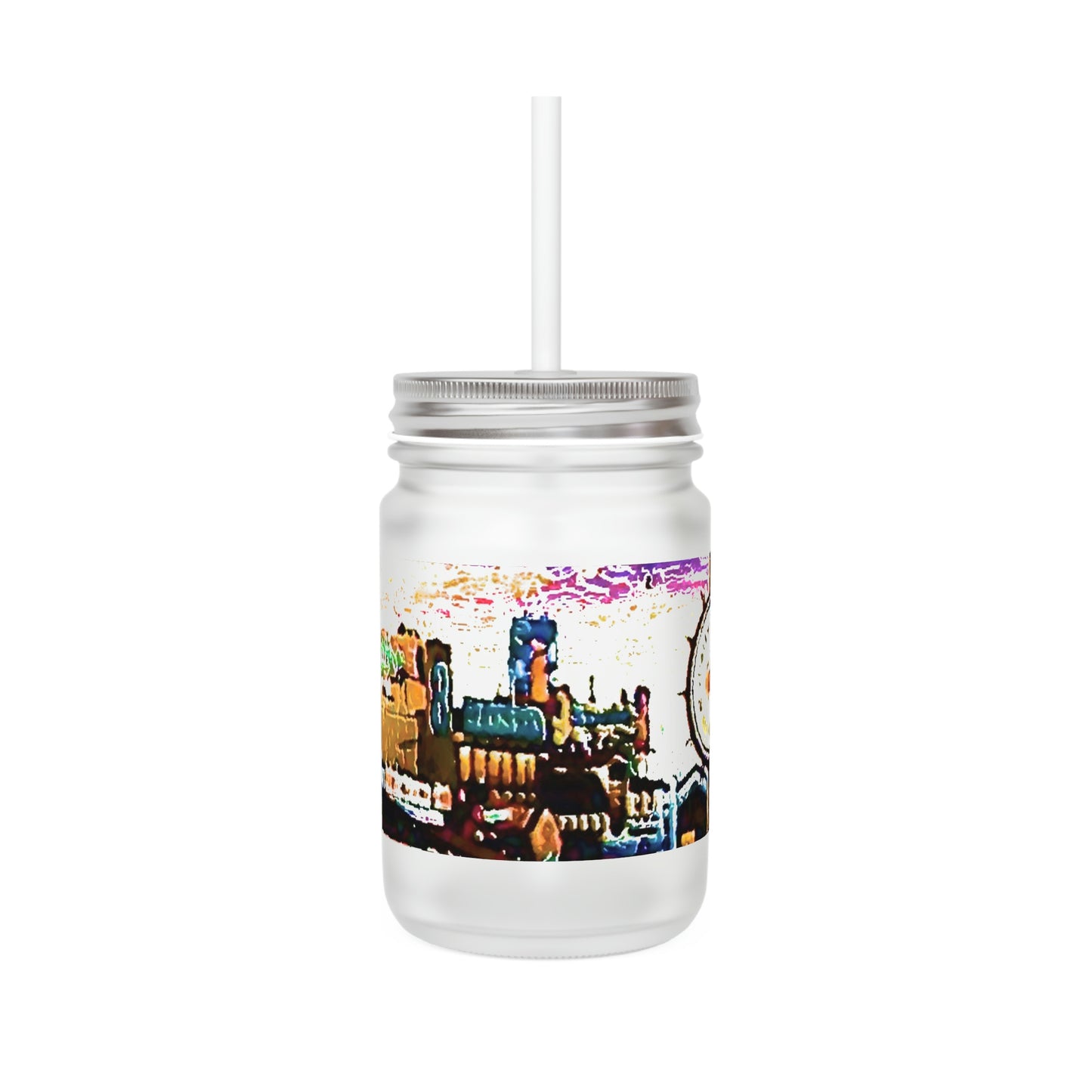 Mason Jar ...  "No.9 Fishermen's Grotto - Fishermen's Wharf, SF, California" ... Family Archives: 1970's ... Original Works ...