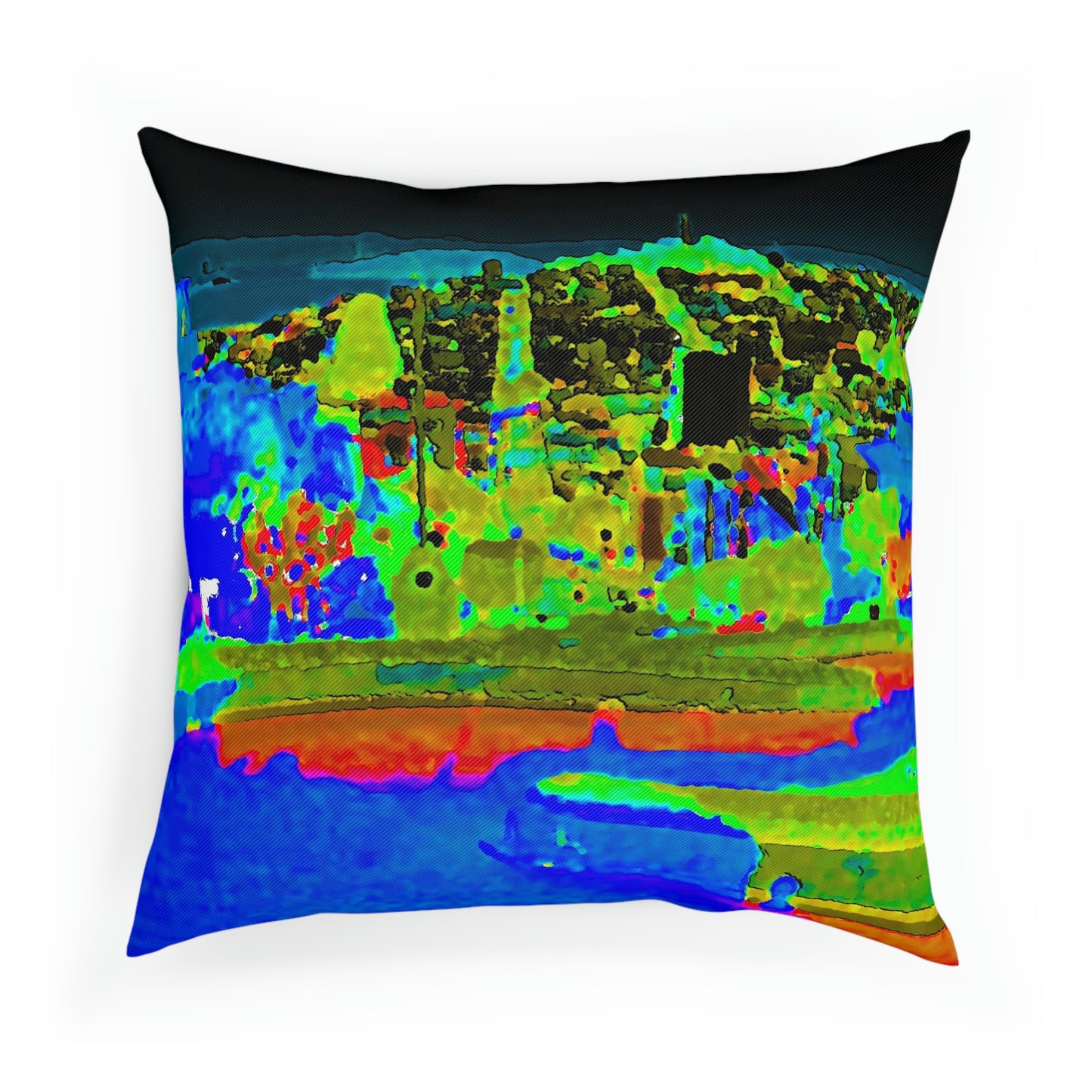 Cushion ..."Lombard Street San Francisco, CA, USA" ... Family Archives 1970's ... Original Works ...