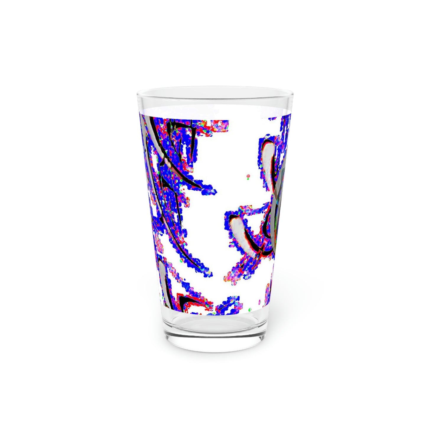Pint Glass, 16oz ... "Waning Moon" ... Central Idaho ... October 2022 ... Rendering Time: 22 Hours ... Original Works ...