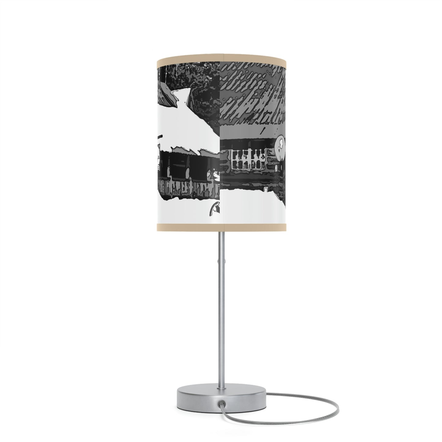 Lamp on a Stand, US|CA plug ... A Beautiful Lodge & Back-Country Outfitter In A Mountain Town ... 'Dixie, Idaho, November 2022' ... Original Works ...