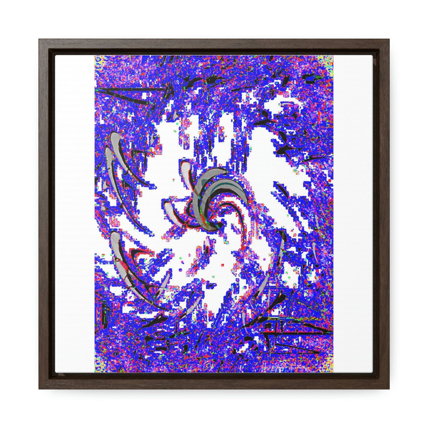 Gallery Canvas Wraps, Square Frame ... "Waning Moon" ... Central Idaho ... October 2022 ... Rendering Time: 22 Hours ... Original Works ...