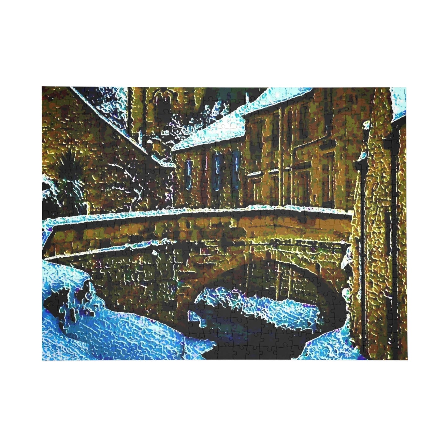 Puzzle (96, 252, 500, 1000-Piece) ...  Walikng The Streets & Alleys ... 'Strolling The Canals ... '  ... Original Works  ...