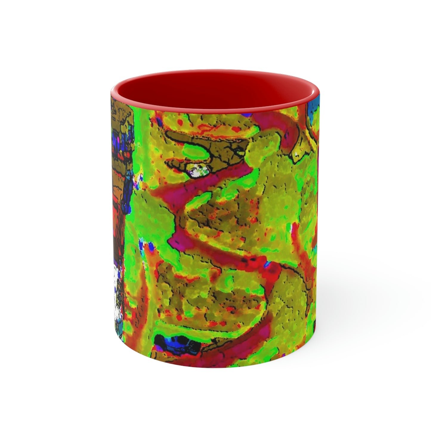 Accent Coffee Mug, 11oz ... A Crazy Street ... 'Eight Winding Curve-Switchbacks' ... "Lombard Street, San Francisco, CA' ... Family Archives: 1970's ... Original Works ...