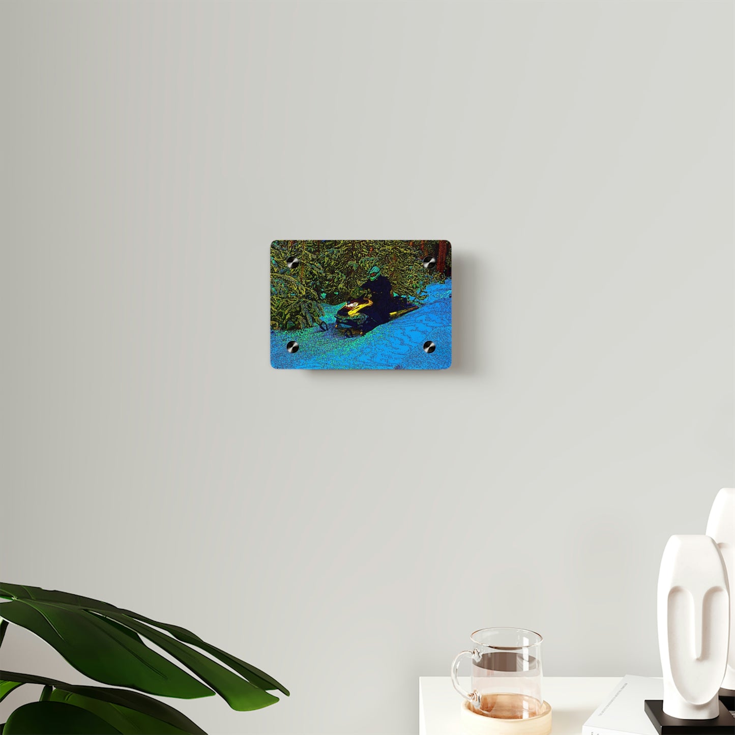 Acrylic Wall Art Panels ... Yep ... "Another Day ... Riding Through The Wilderness ... " ... February 2023 ... Original Works ...