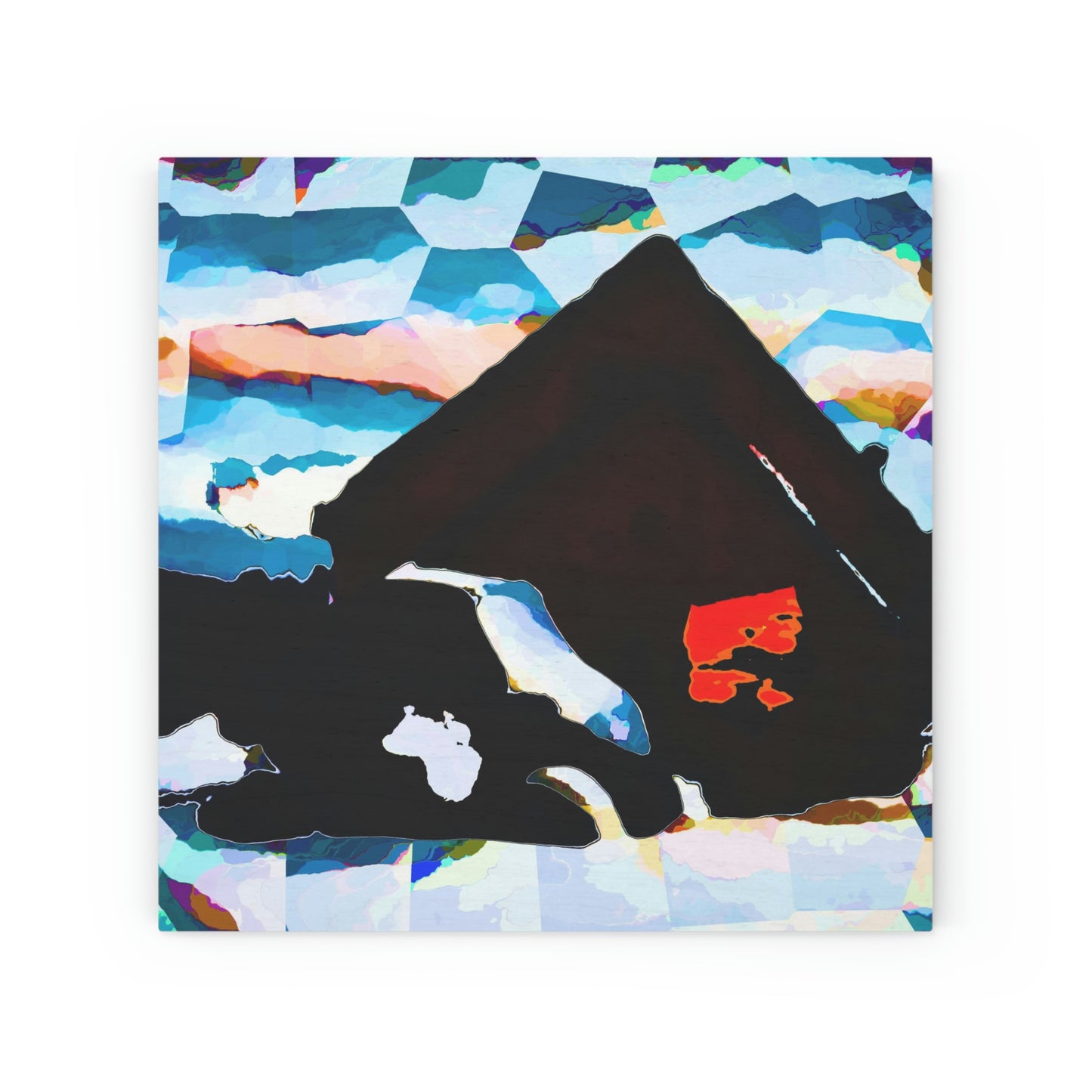 Wood Canvas ... After An Intense Snow Storm ... 'Digging Out' ... A Vehicle & Cabin "In The Mountains" ... March 2023 ... Original Works ...