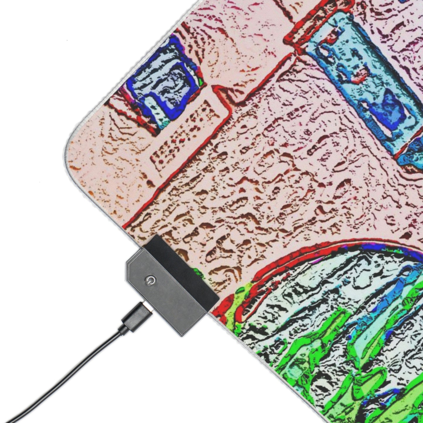 LED Gaming Mouse Pad ... "La Grande Entree" At: 'The Pink Palace' ... The Royal Hawai'ian ... Honolulu, HI ... '27Oct2014' ... Original Works ...