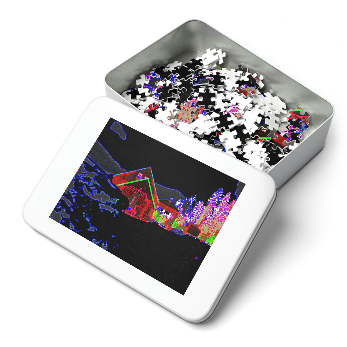 Jigsaw Puzzle (30, 110, 252, 500,1000-Piece) ... Piece-By-Piece ... "Count The Hours & Enjoy The Colors..!" ... Original Works: Phots' Photo: Les Objets D'Art ...