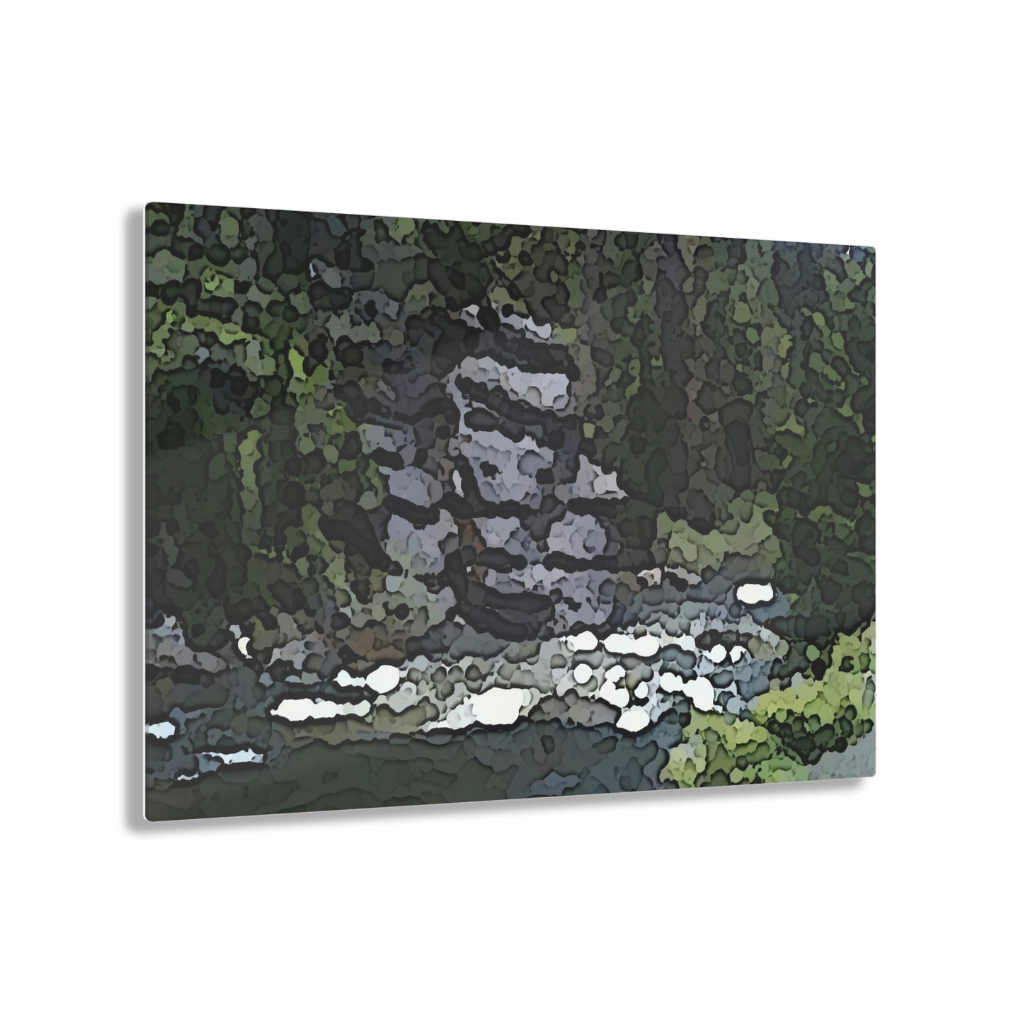 Acrylic Prints ...  "I Am Innocent" ... Tricky-Dick Immortalized ... Nixon Rock: Along The River ... Central Idaho, Summer 2020 ... Original Works ...