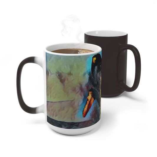 Color Changing Mug ... An Extraordinary Humpback Breach ... 'With Explosive Energy' ... Family Archives (KPH) ... Circa: 21st Century. Maui, HI ... Original Works ...