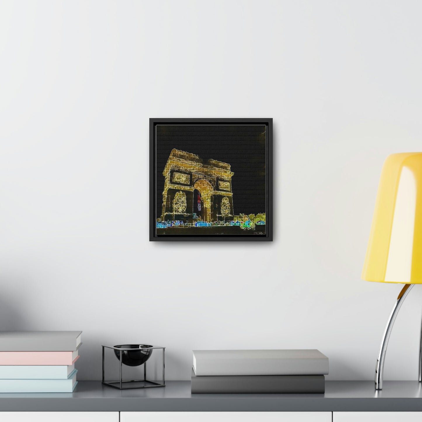 Gallery Canvas Wraps, Square Frame ...  L'Arc de Triomphe ... 'Barbara Joan Bonnell-Holt Photo' ... Circa 1972 ... Oringinal Works ...
