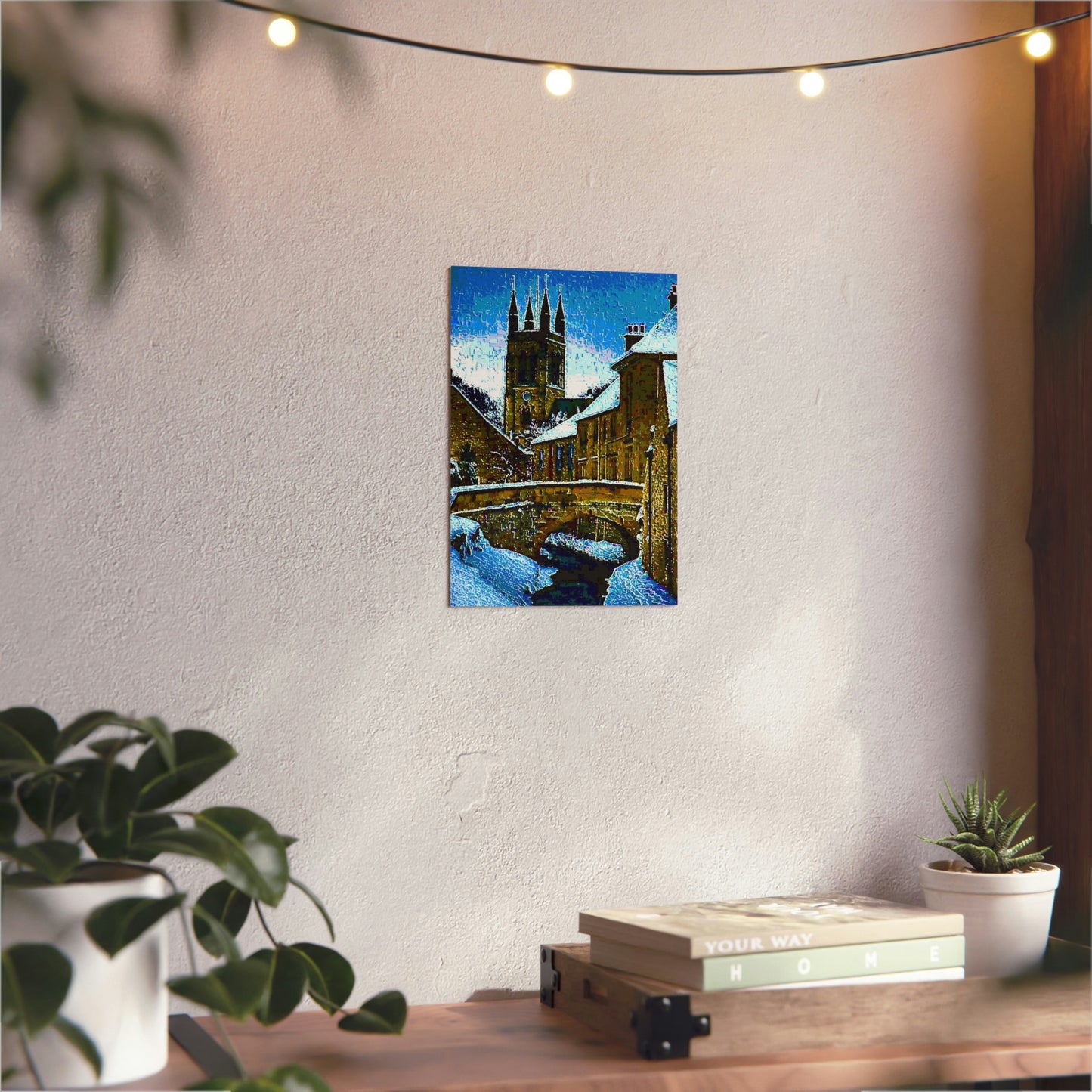 Aluminum Composite Panels ...  A Bridge, A Canal, A Cathedral_2 ... "To Stroll Over-Through-And-By" ... Central England: Circa 2005 ... Original Works ...