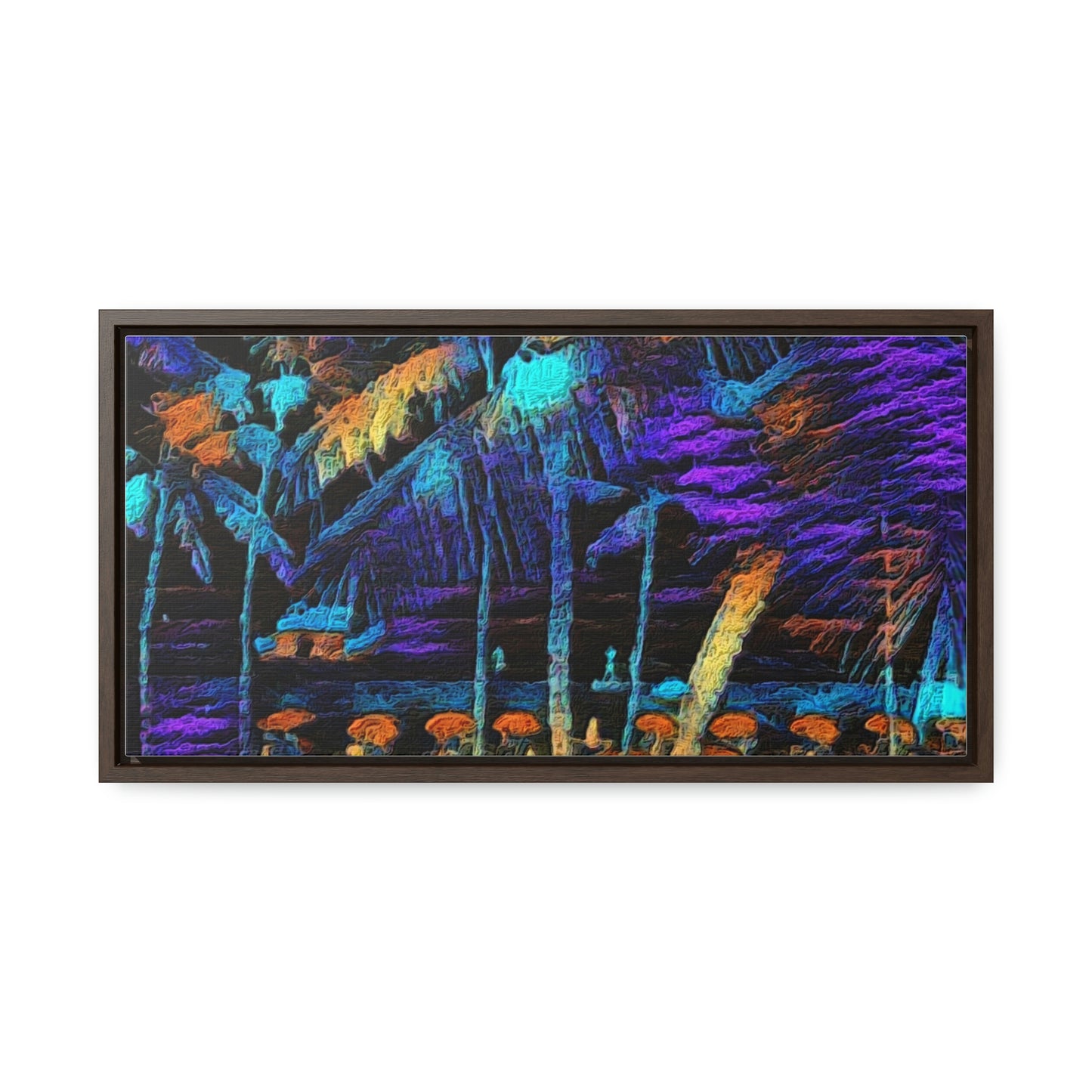 Gallery Canvas Wraps, Horizontal Frame ... "The Royal Hawai'ian: Waikiki Beach_Beach" ... Honolulu, HI ... Ocotber 2014 (Halloween) ... Original Works ...