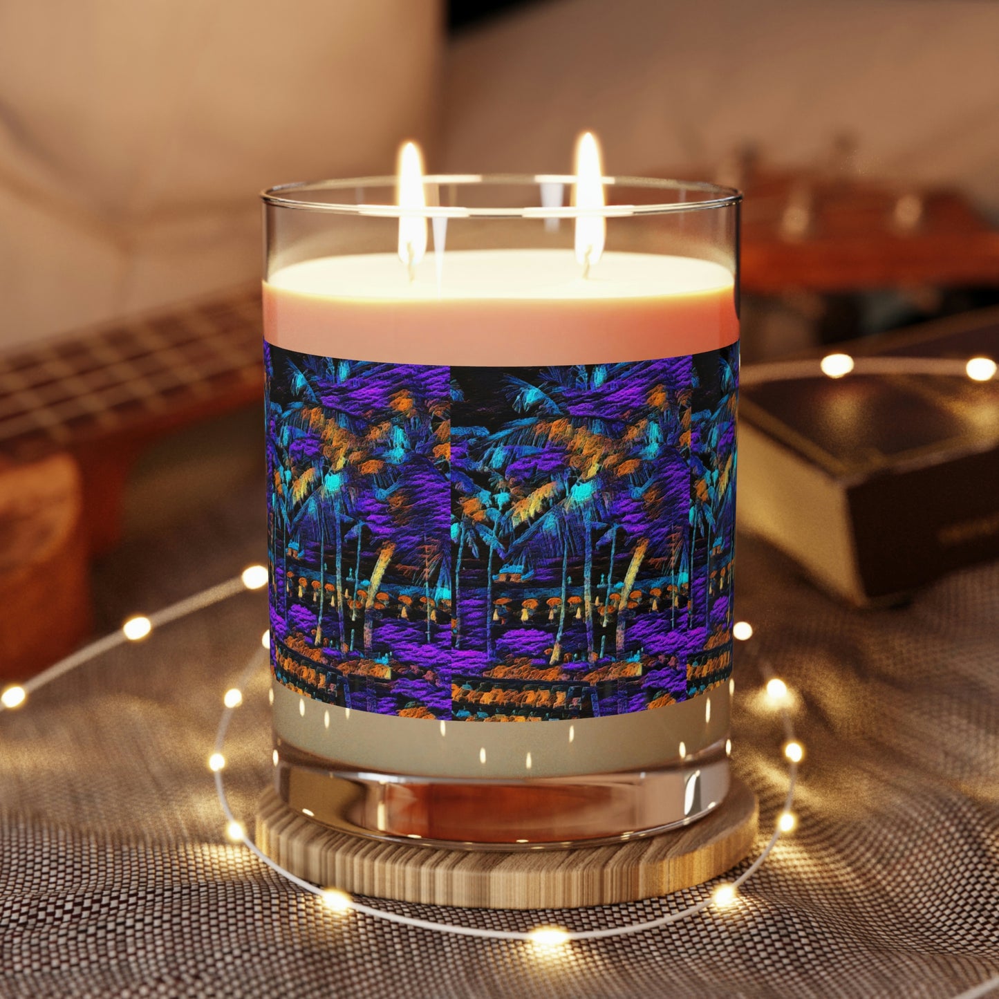 Scented Candle - Full Glass, 11oz ... "The Royal Hawai'ian: Waikiki Beach_Beach" ... Honolulu, HI ... Ocotber 2014 (Halloween) ... Original Works ...