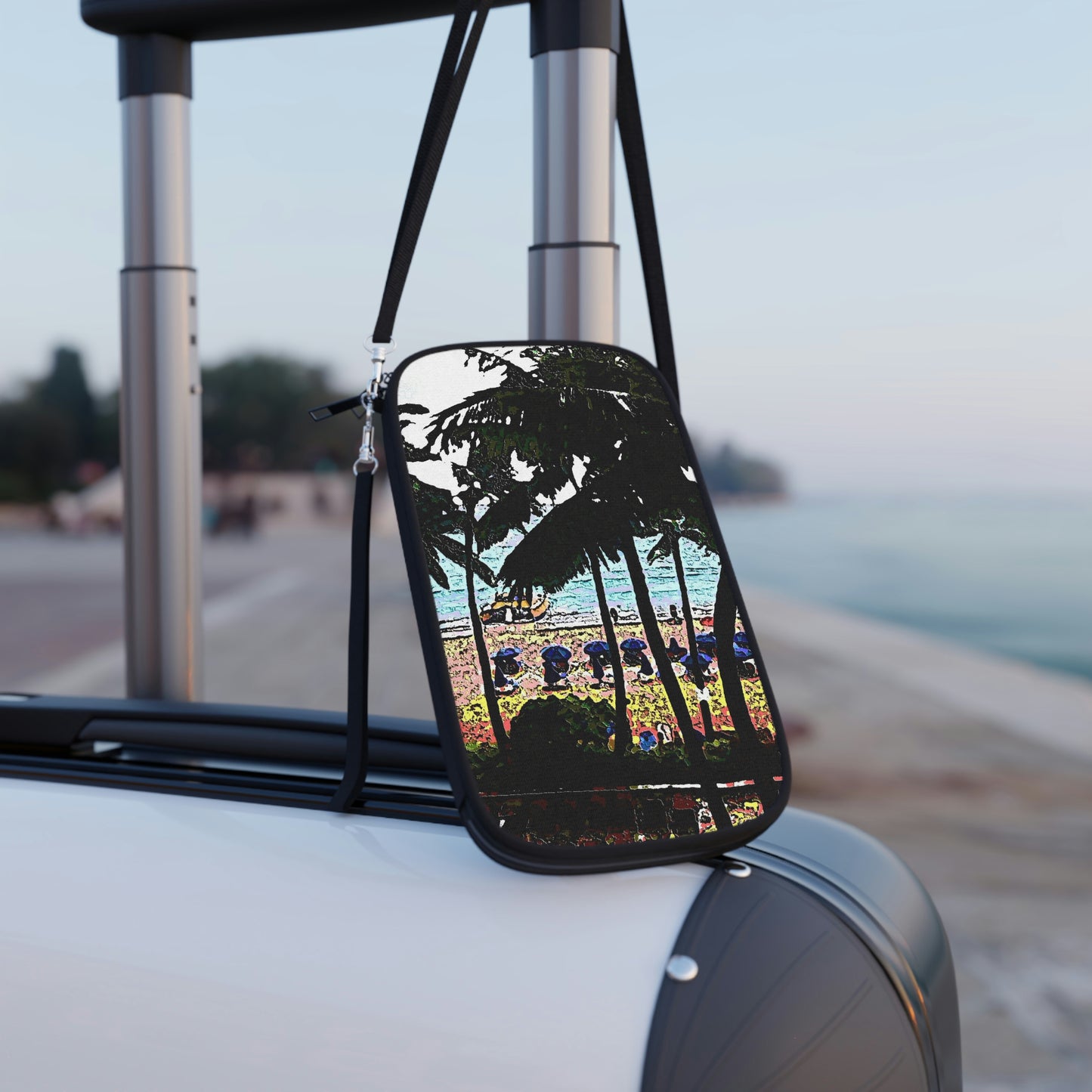 Passport Wallet ... "A Beautiful Beach Amongst The Palms" ... The Outrigger Waikiki, Honolulu, Oahu ... Original Works ...