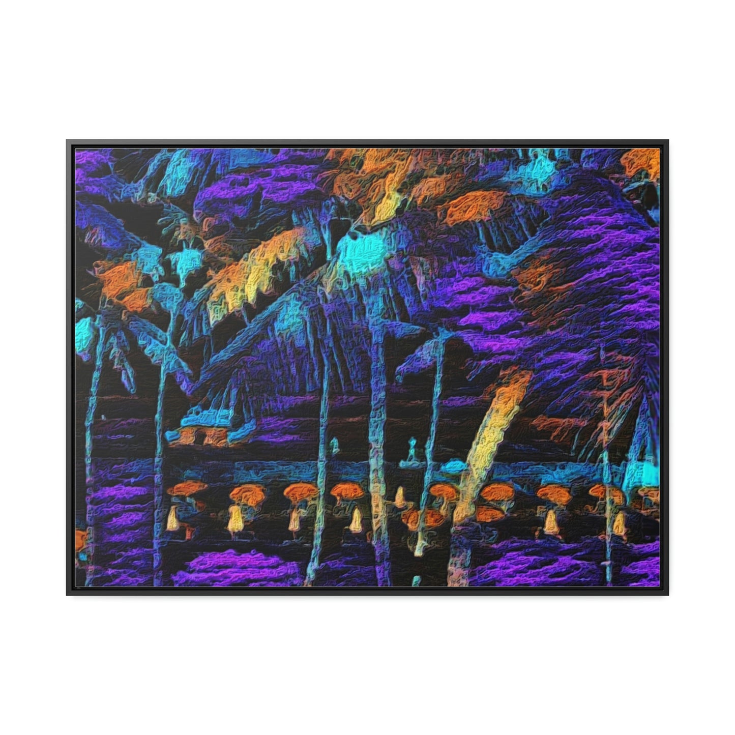 Gallery Canvas Wraps, Horizontal Frame ... "The Royal Hawai'ian: Waikiki Beach_Beach" ... Honolulu, HI ... Ocotber 2014 (Halloween) ... Original Works ...