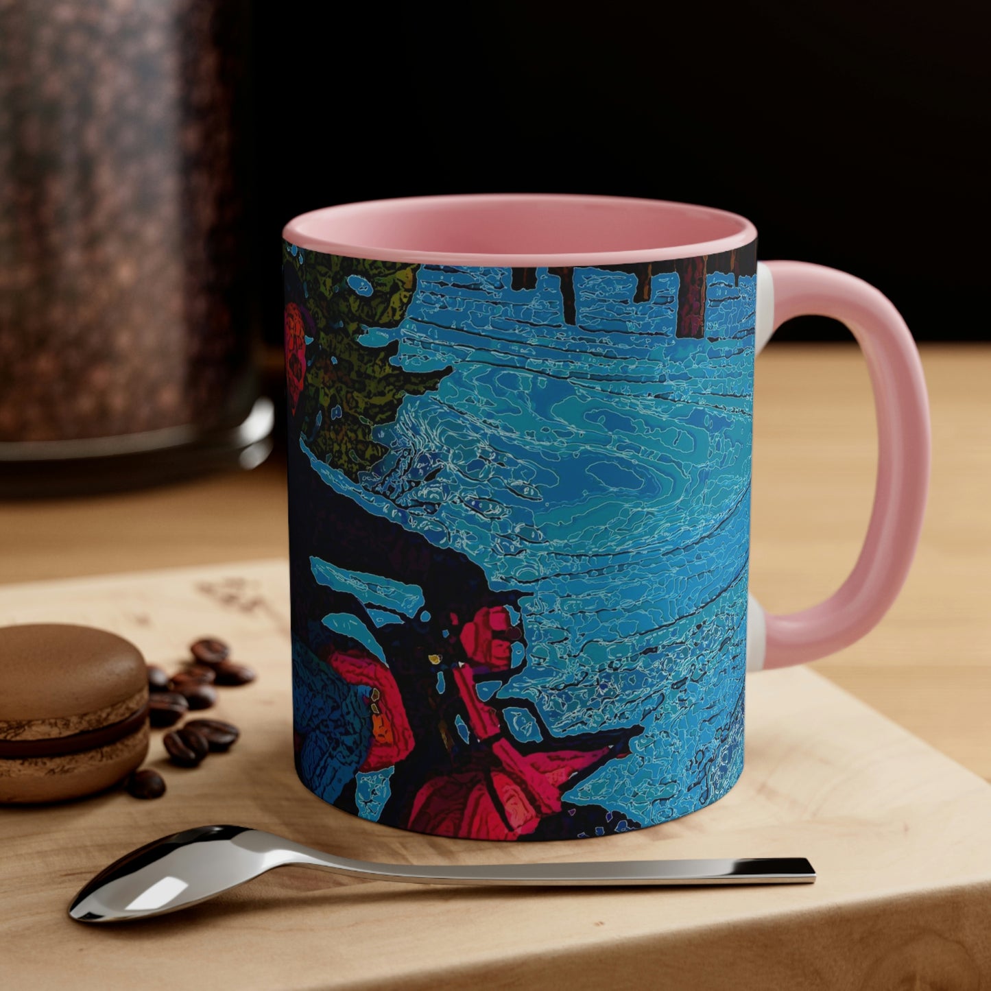 Accent Coffee Mug, 11oz ... There's 2-Wheelin ... There's 4-Wheelin ... 'And-Of-Course' ... "There's 3-Wheelin-In-The-Snow" ...  Original Works ...