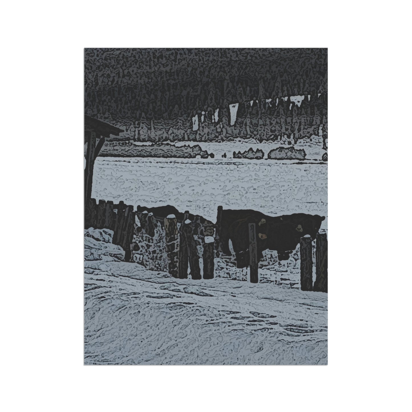 Garden & House Banner ... A Quiet Morning ... "Along The Red River & Nature Preserve Plateau" ... Jan23 ... Original Works ...