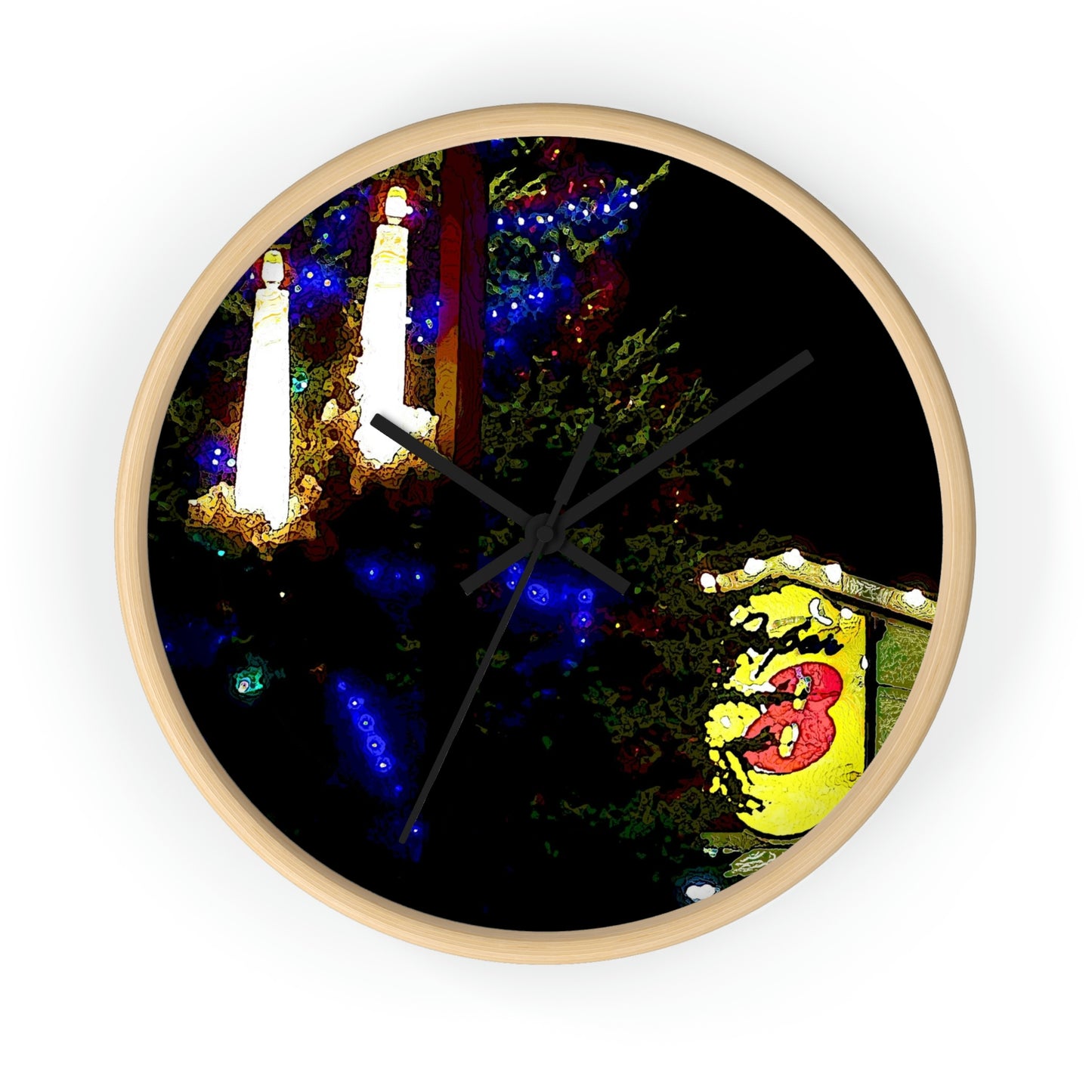Wall clock ... A Very Nice Super-8 'On The Praire' ... Grangeville, Idaho ... Jan23 ... Original Works ...