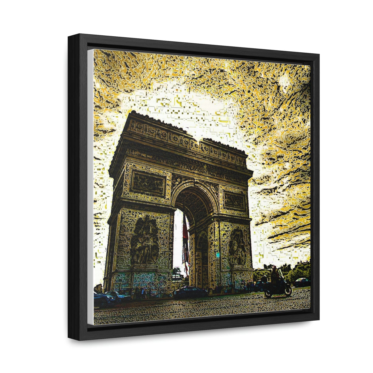 Gallery Canvas Wraps, Square Frame ...  L'Arc de Triomphe ... 'Barbara Joan Bonnell-Holt Photo' ... Circa 1972 ... Oringinal Works ...
