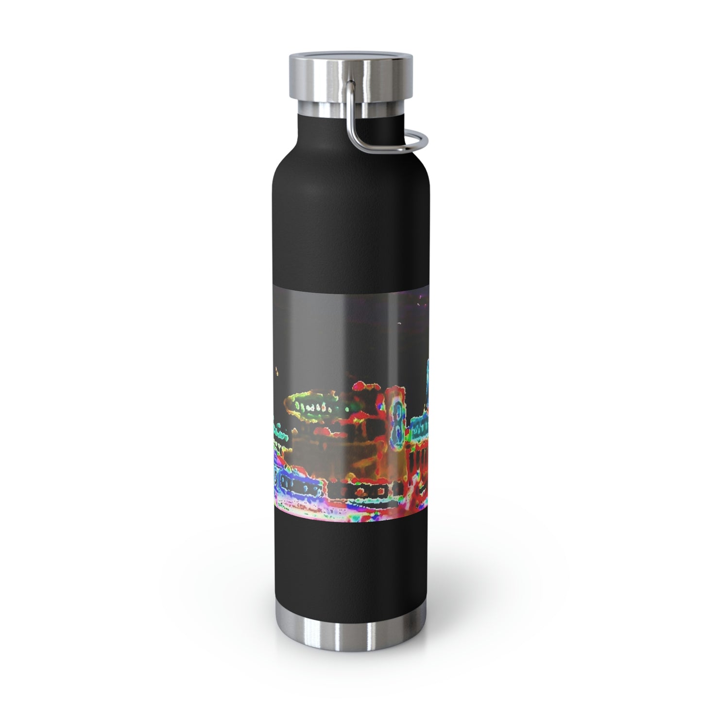 Copper Vacuum Insulated Bottle, 22oz ... "No.9 Fishermen's Grotto - Fishermen's Wharf, SF, California" ... Family Archives: 1970's ... Original Works ...