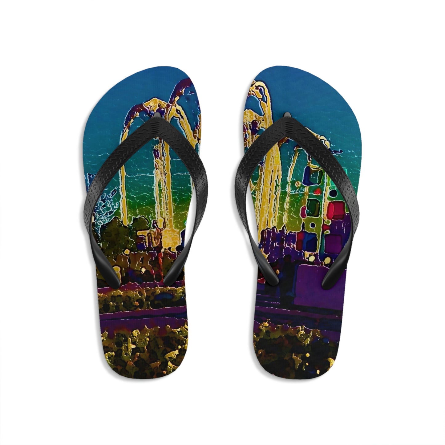 Unisex Flip-Flops ... "Arches 'Like-No-Other' ... " Seattle World's Fair: 1962. A Family Original ...