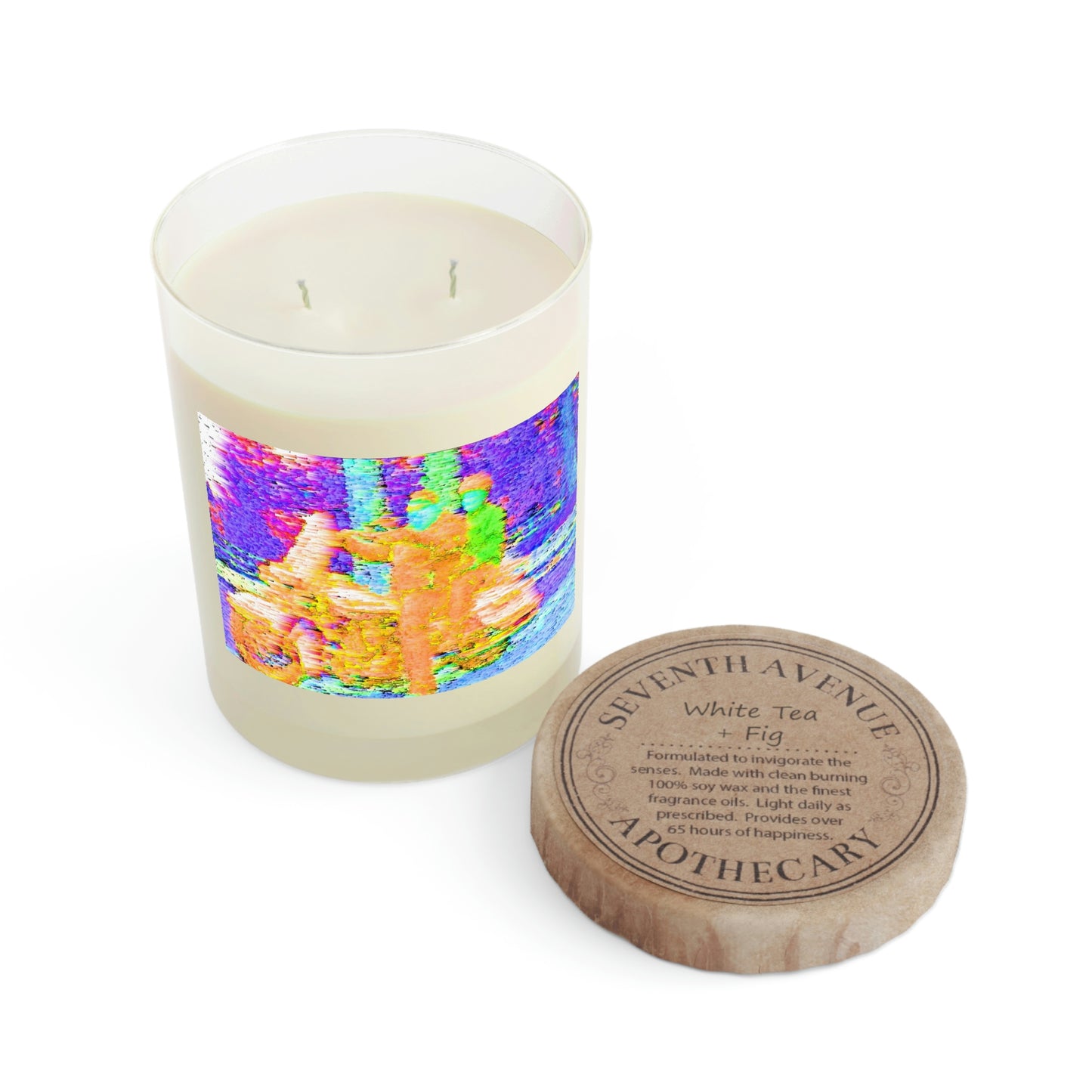 Scented Candle - Full Glass, 11oz ... "Hang On Babe ... Fuel Level's Low ... Gotta Hit The Juice For A Bit ... Expect 150mph For-A-Stretch'  ... Original Works ...