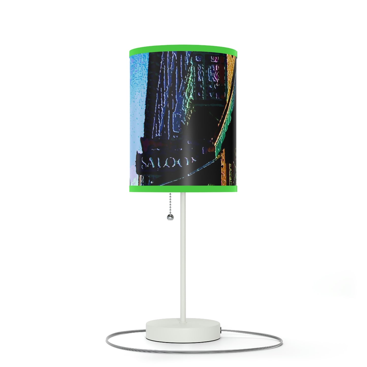 Lamp on a Stand, US|CA plug ...  Pioneer Square & Smith Tower ... 'That World Famous View' ... Colleague Supplied Photo ... Original Works ...