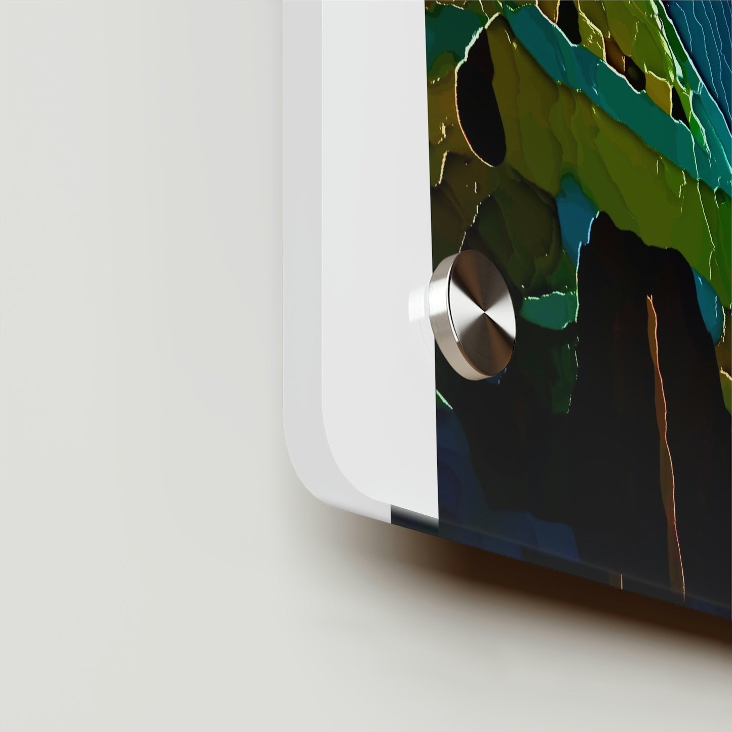 Acrylic Wall Art Panels ... "Seattle's World Fair" ... Below Space Needle 'Looking Up' ... On A Very Rainy Morning (Father's Family Photo). ... Original ...