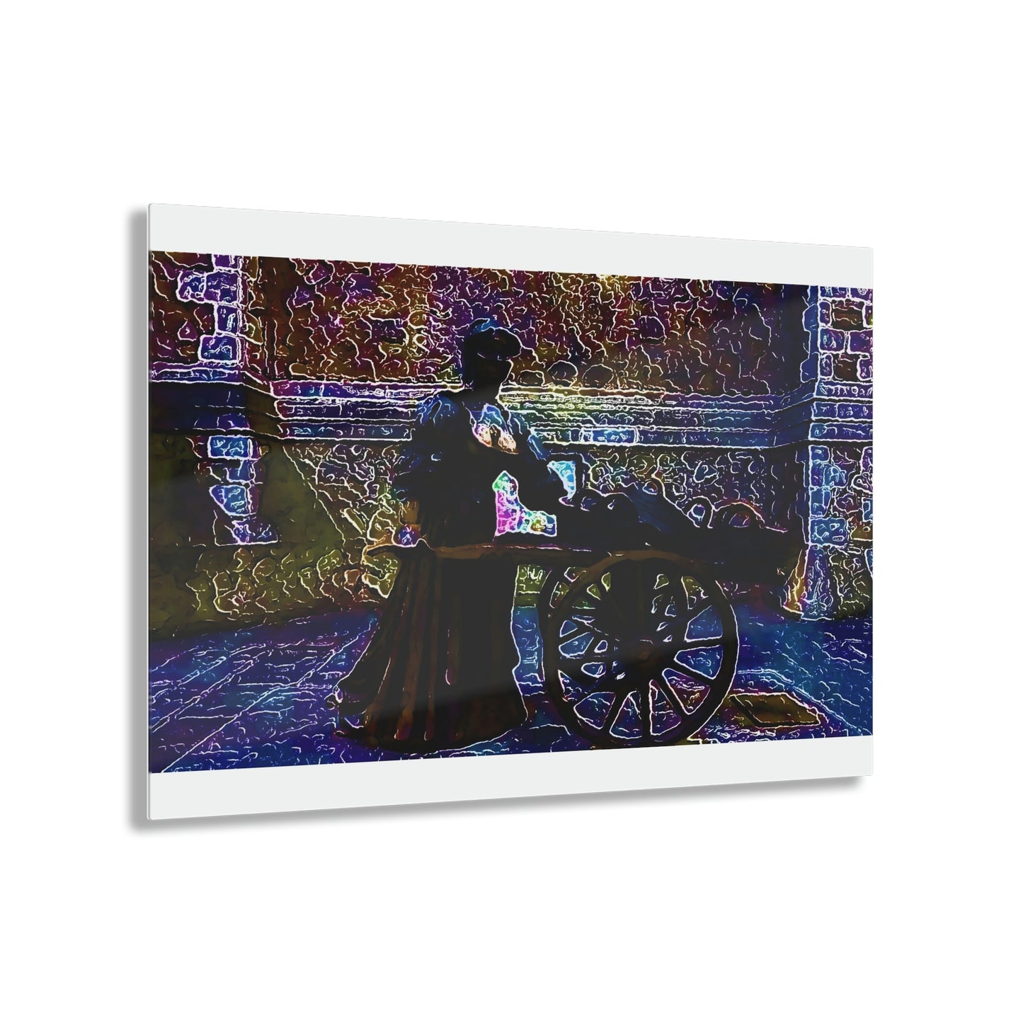 Acrylic Prints ... Dublin's "Molly Malone Along Grafton Street" ... Cryin' Cockels & Muscles Alive-Alive-Oh ... Circa 2003 ... Original Works ...