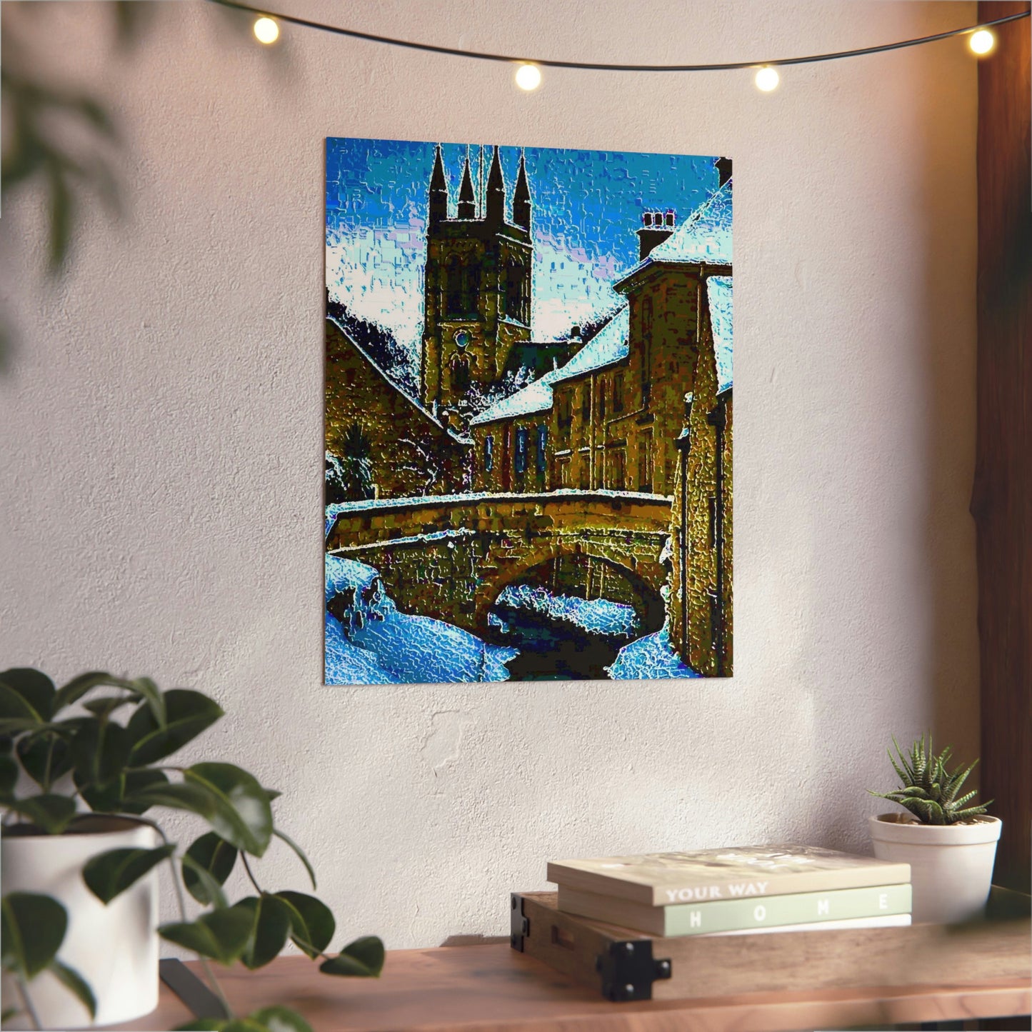 Aluminum Composite Panels ...  A Bridge, A Canal, A Cathedral_2 ... "To Stroll Over-Through-And-By" ... Central England: Circa 2005 ... Original Works ...