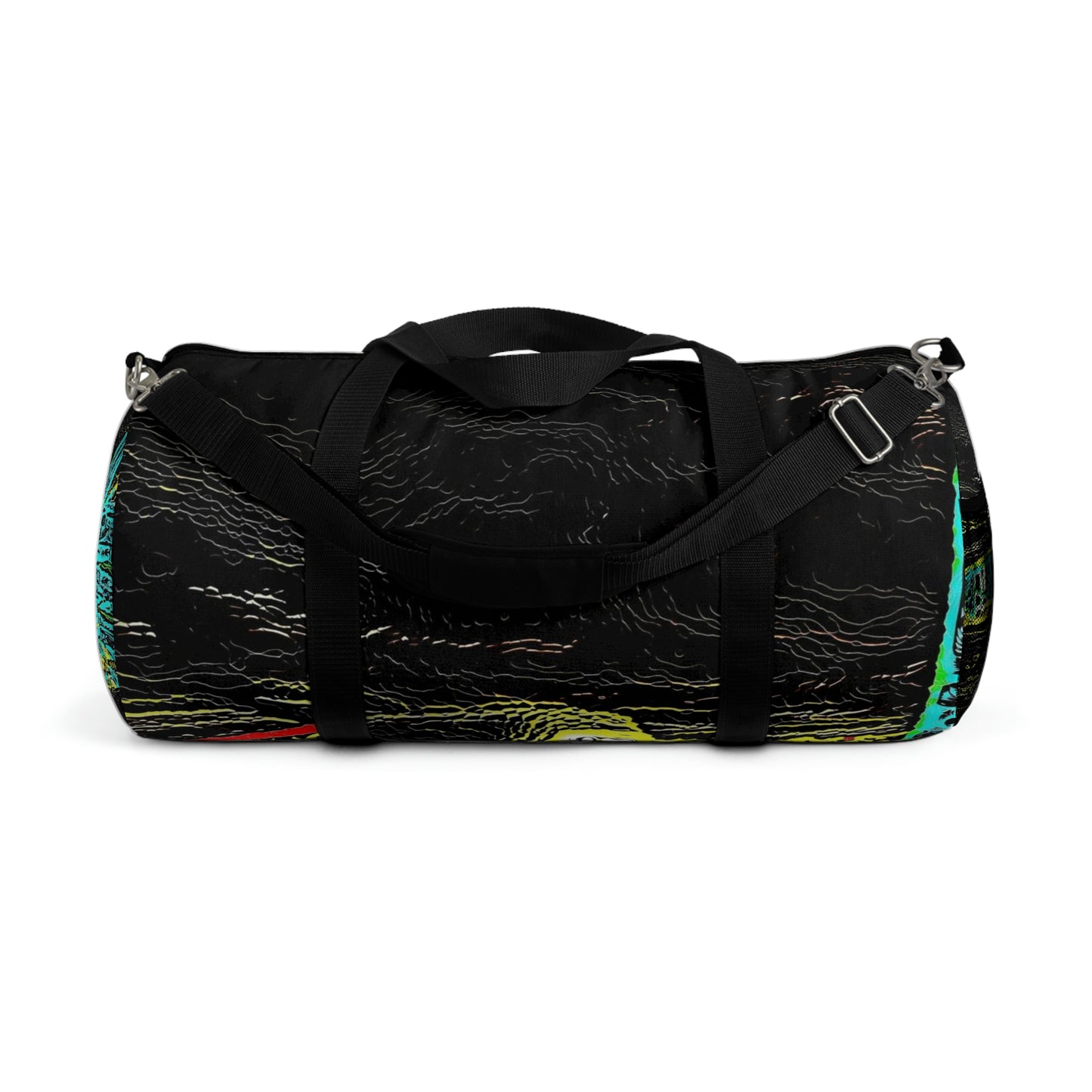 Duffel Bag ...  "Snow Vehicle In Snow Storm At-Rest" ... Circa 12Mar23 ... Central Idaho ... 18-Hours Rendering Time: Original Works ...