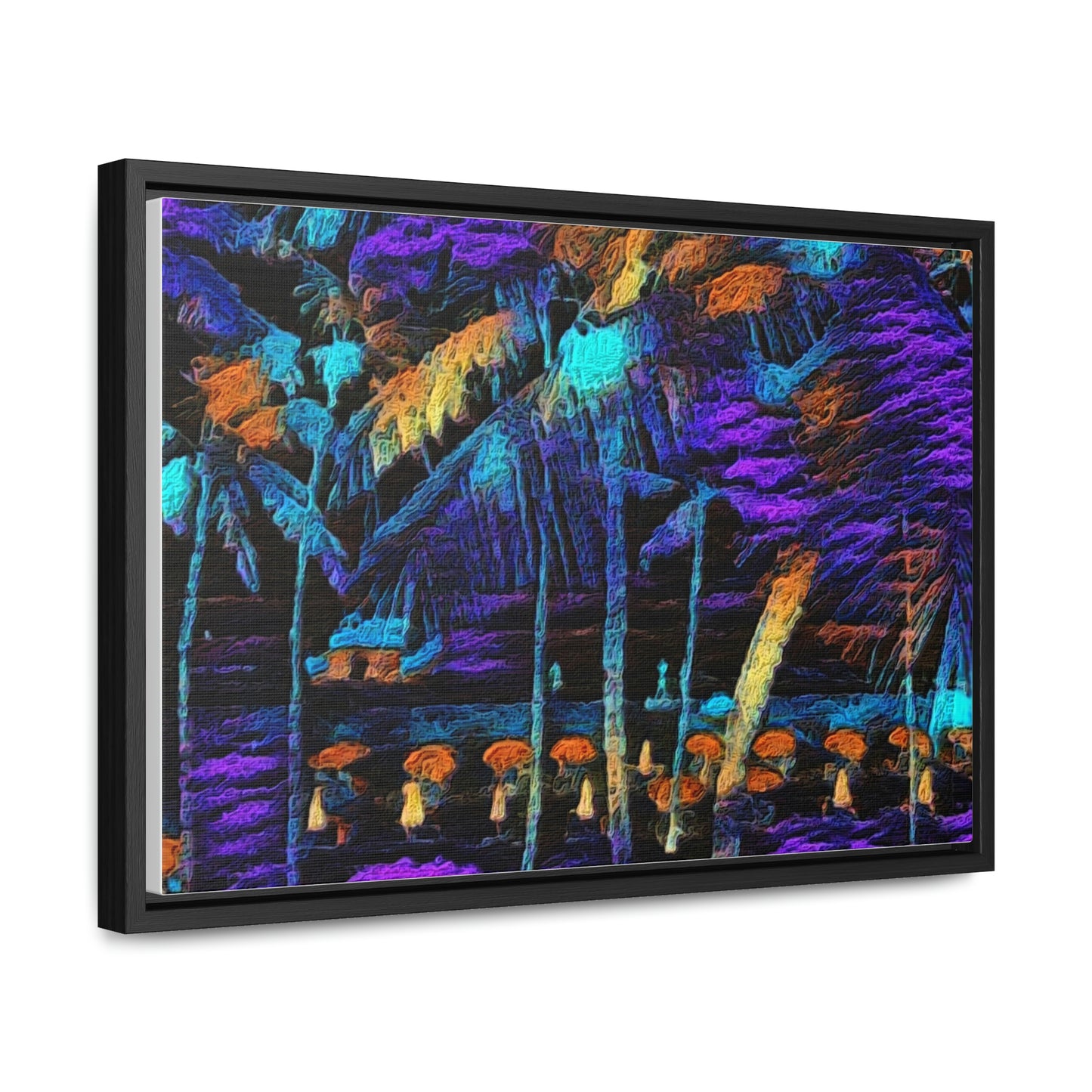 Gallery Canvas Wraps, Horizontal Frame ... "The Royal Hawai'ian: Waikiki Beach_Beach" ... Honolulu, HI ... Ocotber 2014 (Halloween) ... Original Works ...