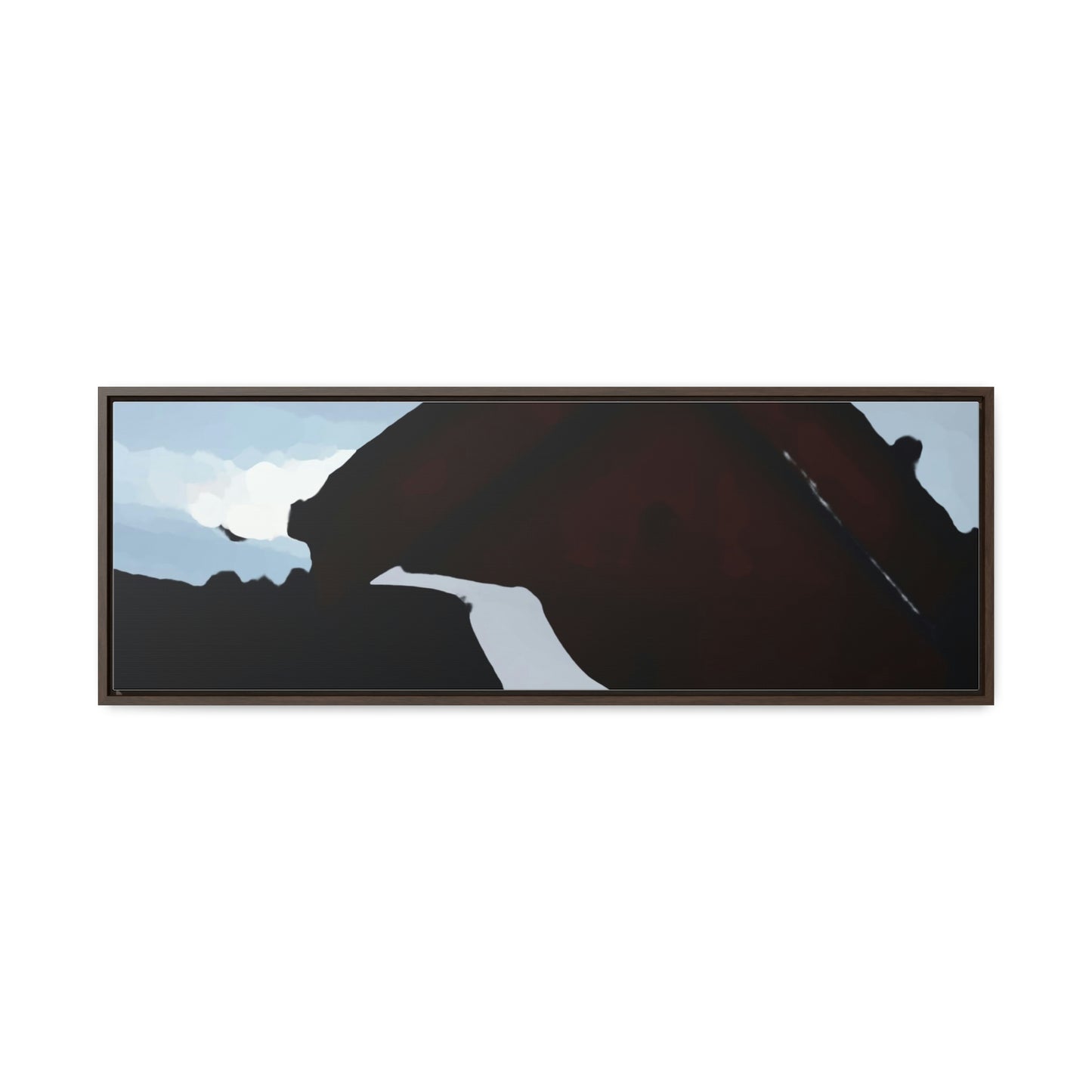 Gallery Canvas Wraps, Horizontal Frame ... After An Intense Snow Storm ... 'Digging Out' ... A Vehicle & Cabin "In The Mountains" ... March 2023 ... Original Works ...
