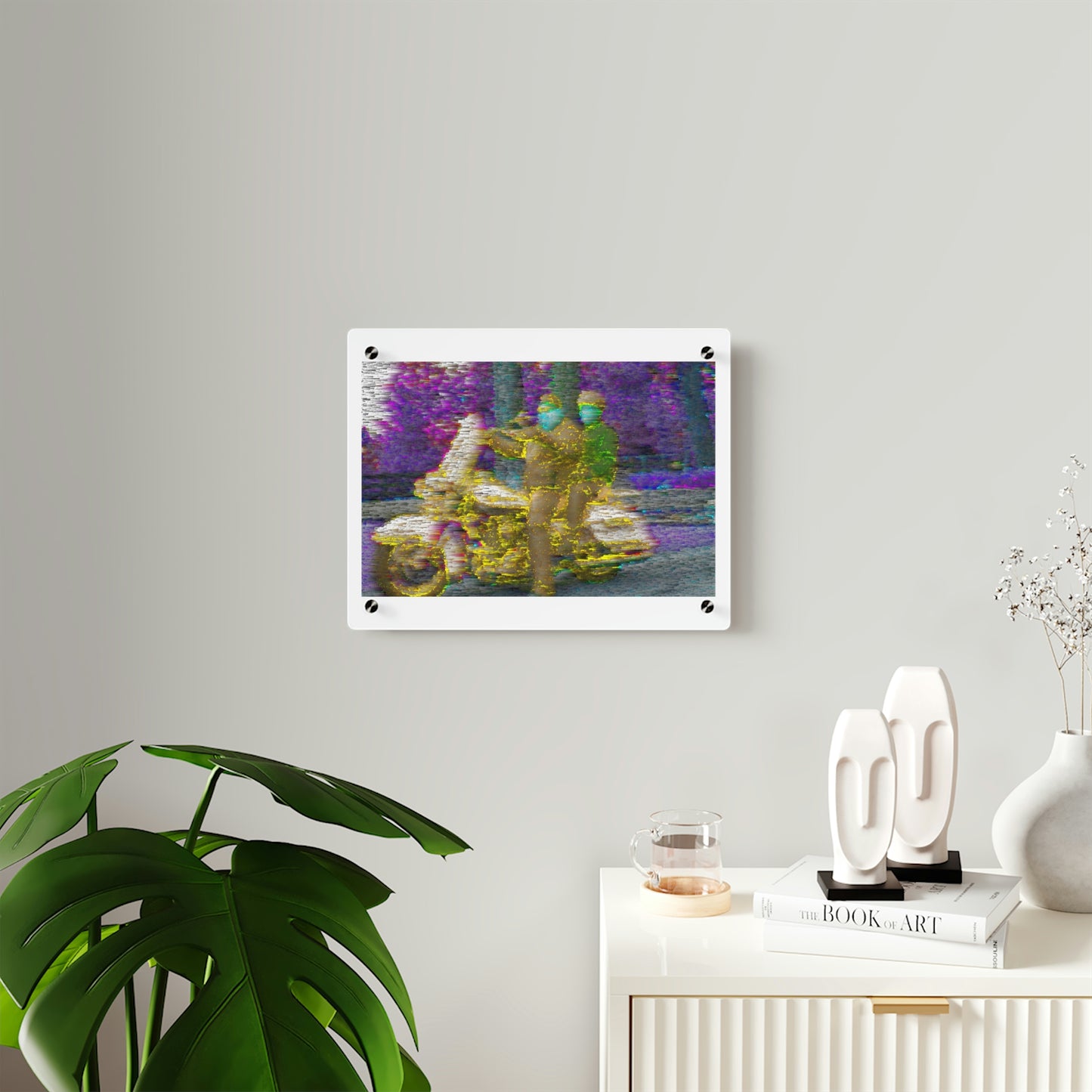 Acrylic Wall Art Panels ... "And 'I' Left His Dead A_s There By The Side-of-The-Road" ... Original Works ... (Grateful Dead: Me-And-My-Uncle)