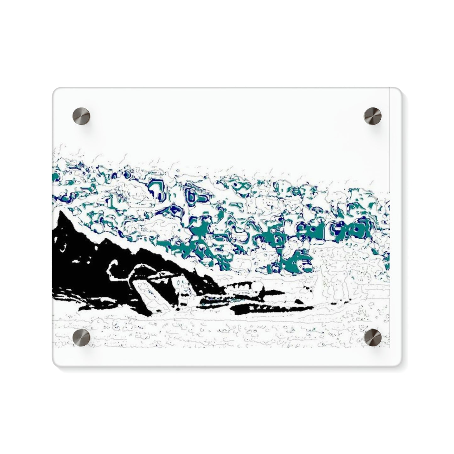 Acrylic Wall Art Panels ... Seattle Columbia Cup On Lake Washington ... "Dave Wilcox Heads For The Win" ... Associate Gift-Photo ... Original Works ...