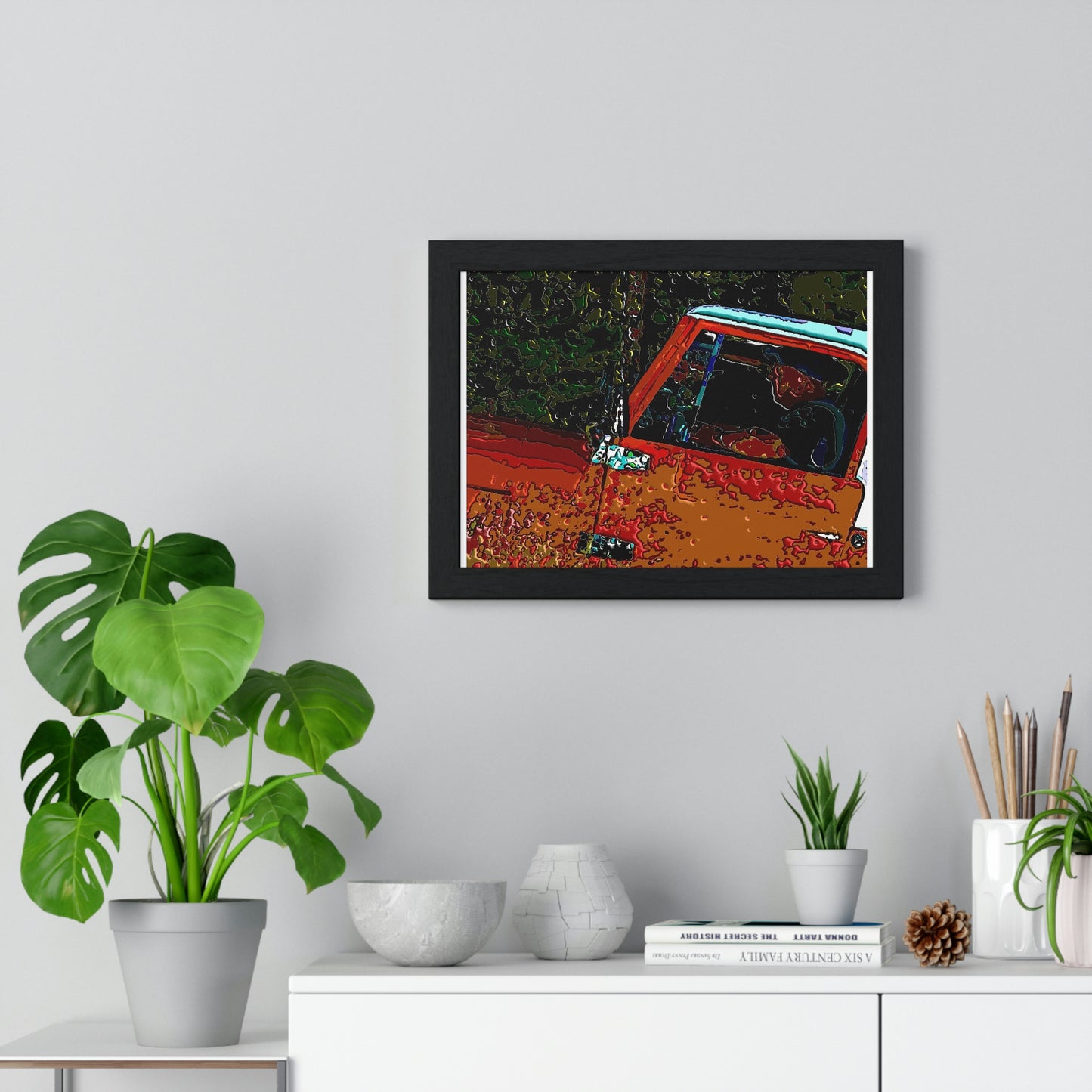 Premium Framed Horizontal Poster ... How-To-Drive-Idaho's-Mountain_Roads ... "Like A Professional" ... "Truckin' Like The Doo-Dah-Man" ...