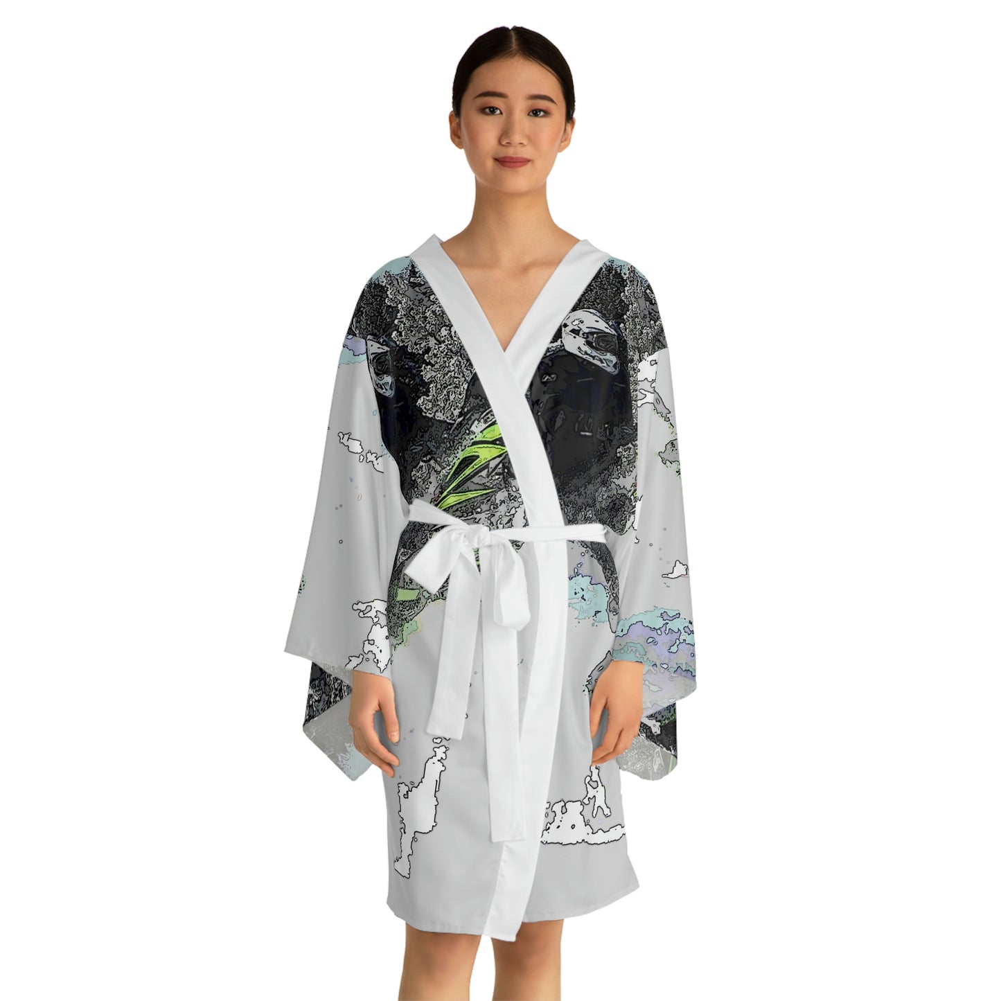 Long Sleeve Kimono Robe ... Come Fly With The Professionals ... CIP-Airways ... 'Getting-Er-Done' ... Original Works ... December 2022 ...