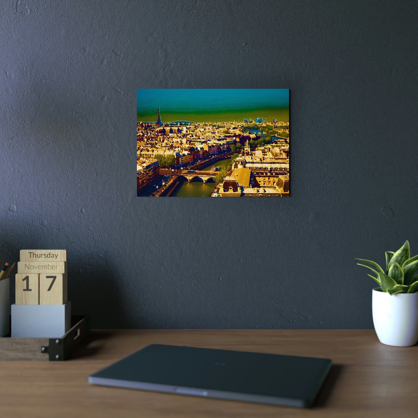 Aluminum Composite Panels ... "Allons Y A La Paris!"... A View Of 'The River Seine & Le Tour Eiffel_2' ... Family Archives ... Original Works ...