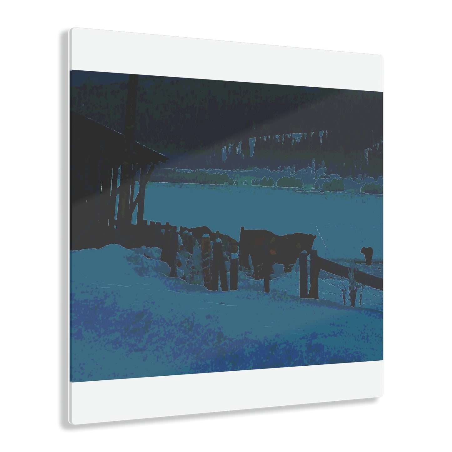 Acrylic Prints ... A Quiet Morning ... "Along The Red River & Nature Preserve Plateau" ... Jan23 ... Original Works ...