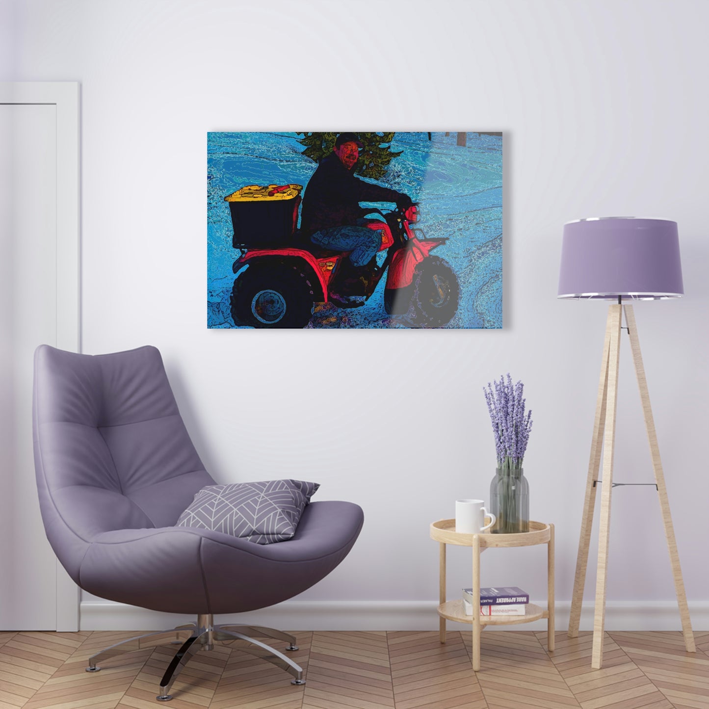 Acrylic Prints ... There's 2-Wheelin ... There's 4-Wheelin ... 'And-Of-Course' ... "There's 3-Wheelin-In-The-Snow" ...  Original Works ...