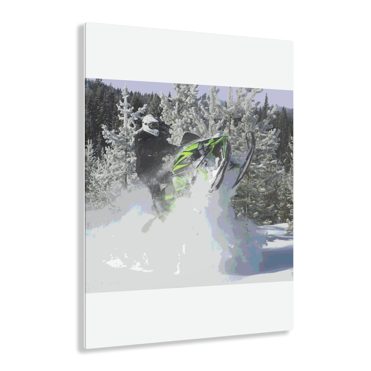 Acrylic Prints ... "No Time 'Like-Air-Time' ..." ... A True Master At His Craft ... December 2022, Rhett Creek, Idaho ... Original Works ...
