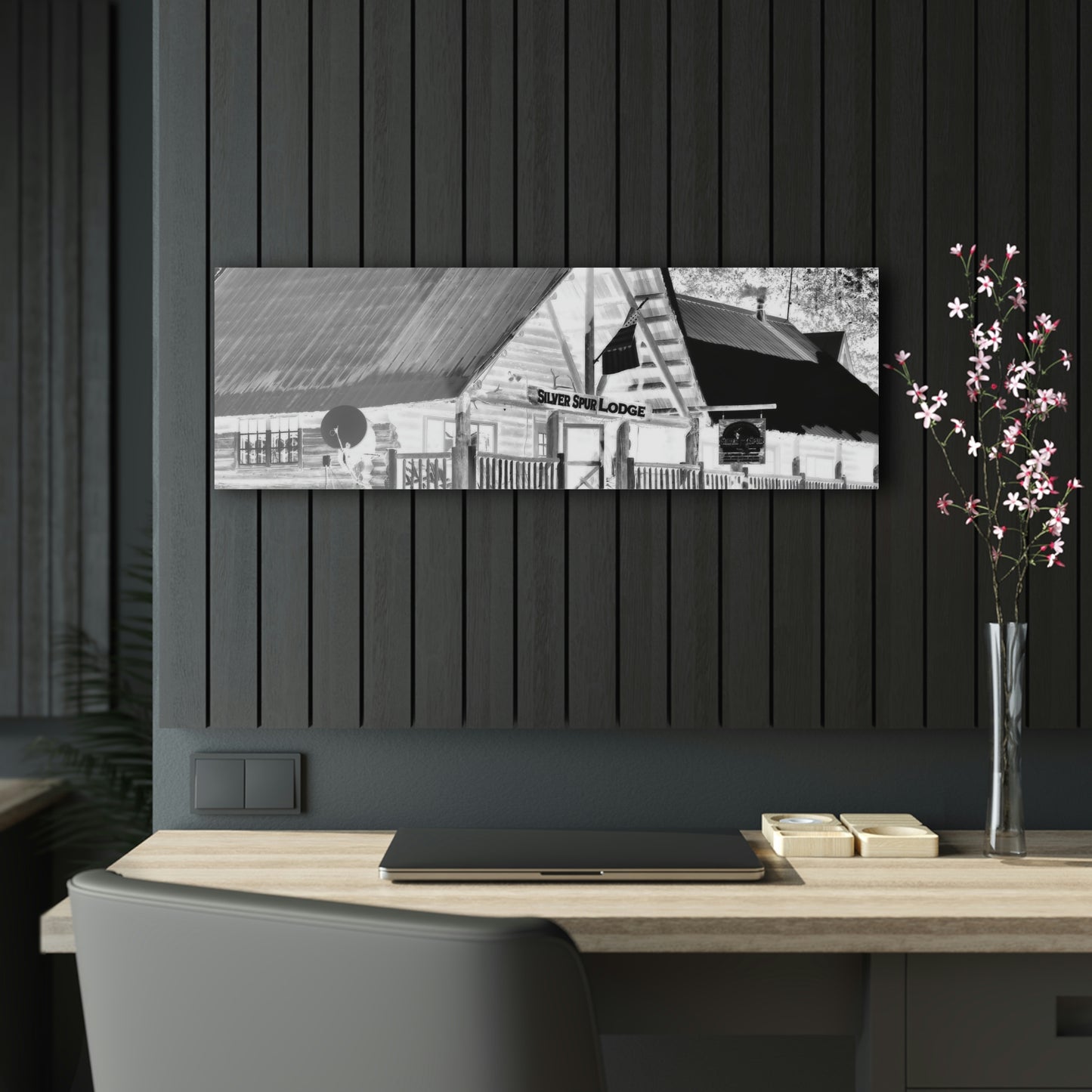 Acrylic Prints ... A Beautiful Lodge & Back-Country Outfitter In A Mountain Town ... 'Dixie, Idaho, November 2022' ... Original Works ...