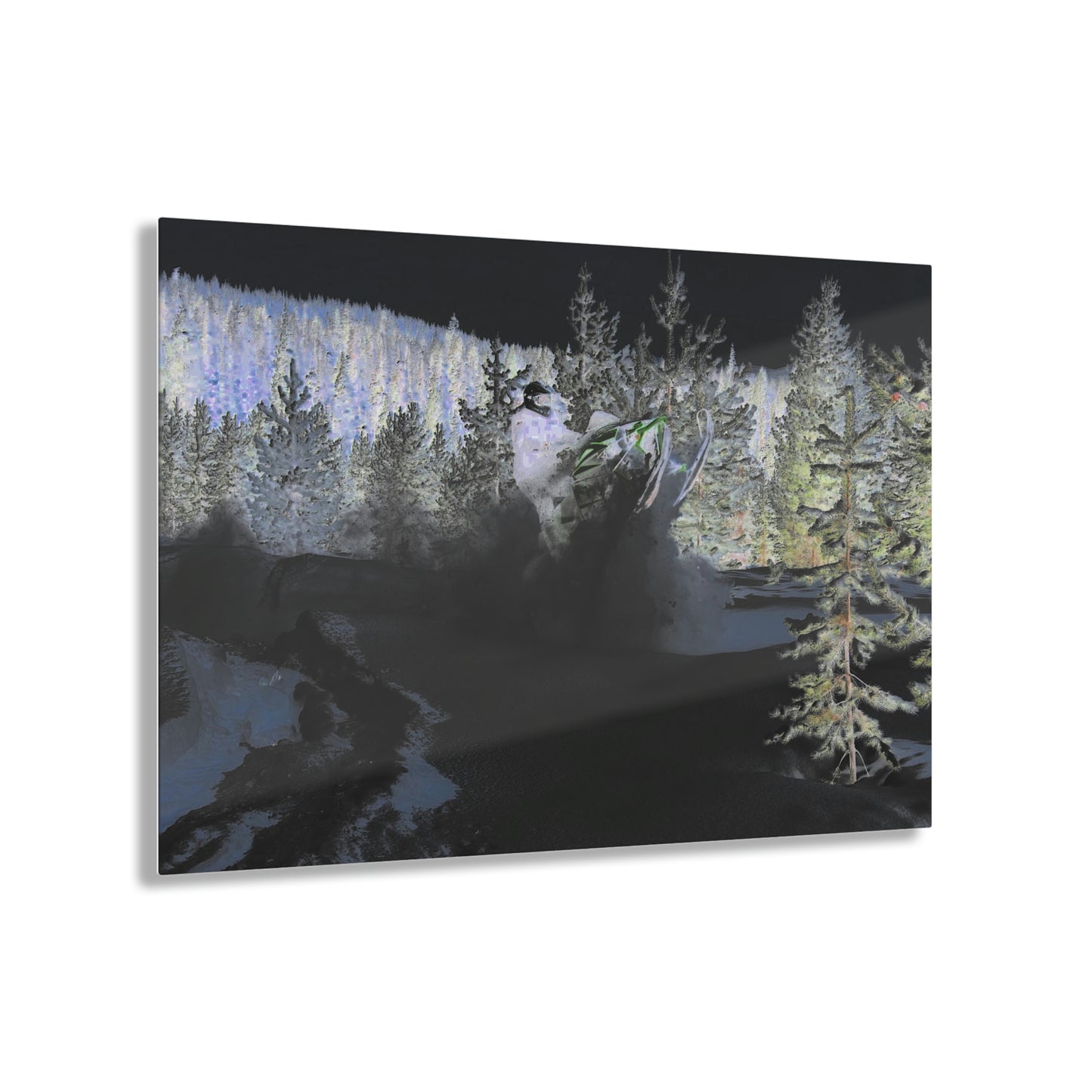 Acrylic Prints ... "No Time 'Like-Air-Time' ..." ... A True Master At His Craft ... December 2022, Rhett Creek, Idaho ... Original Works ...