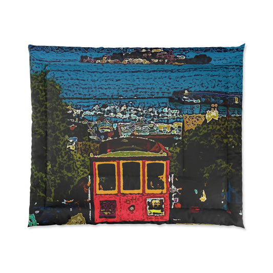 Comforter ... San Francisco ... 'A Rice-A-Roni-A-San Francisco Treat' ... "A Cable Car Classic" ... Family Archives: 1973 ... Original Works ...
