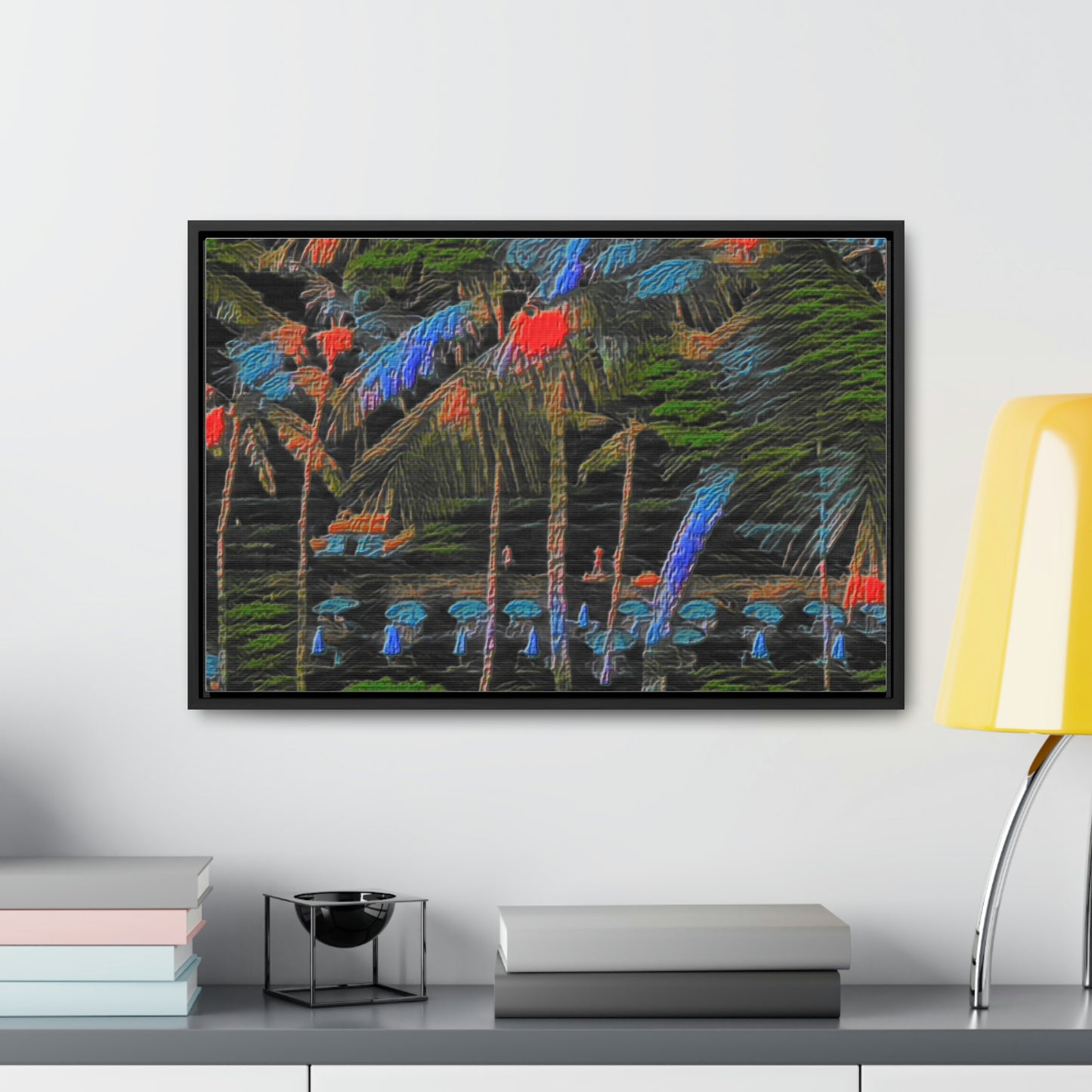 Gallery Canvas Wraps, Horizontal Frame ... "The Royal Hawai'ian: Waikiki Beach_Beach" ... Honolulu, HI ... Ocotber 2014 (Halloween) ... Original Works ...