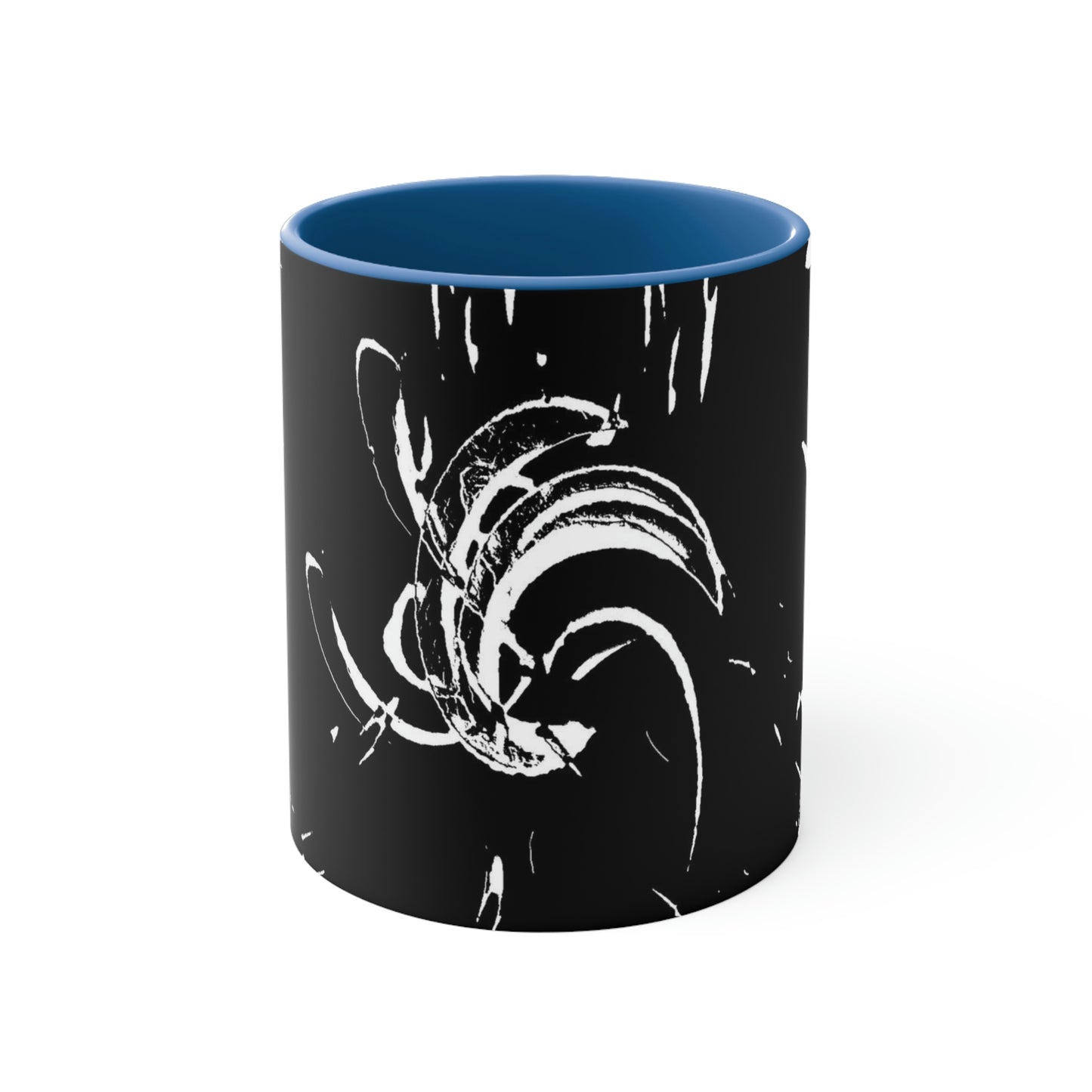 Accent Coffee Mug, 11oz ... "Waning Moon" ... Central Idaho ... October 2022 ... Rendering Time: 22 Hours ... Original Works ...