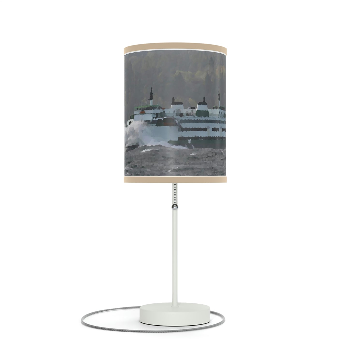 Lamp on a Stand, US|CA plug ... WADOT Ferry Crossing ... "A Very Rough Day" ... Mulkiteo Route ... Family Archives ... Early 1990's' ... Original Works ...