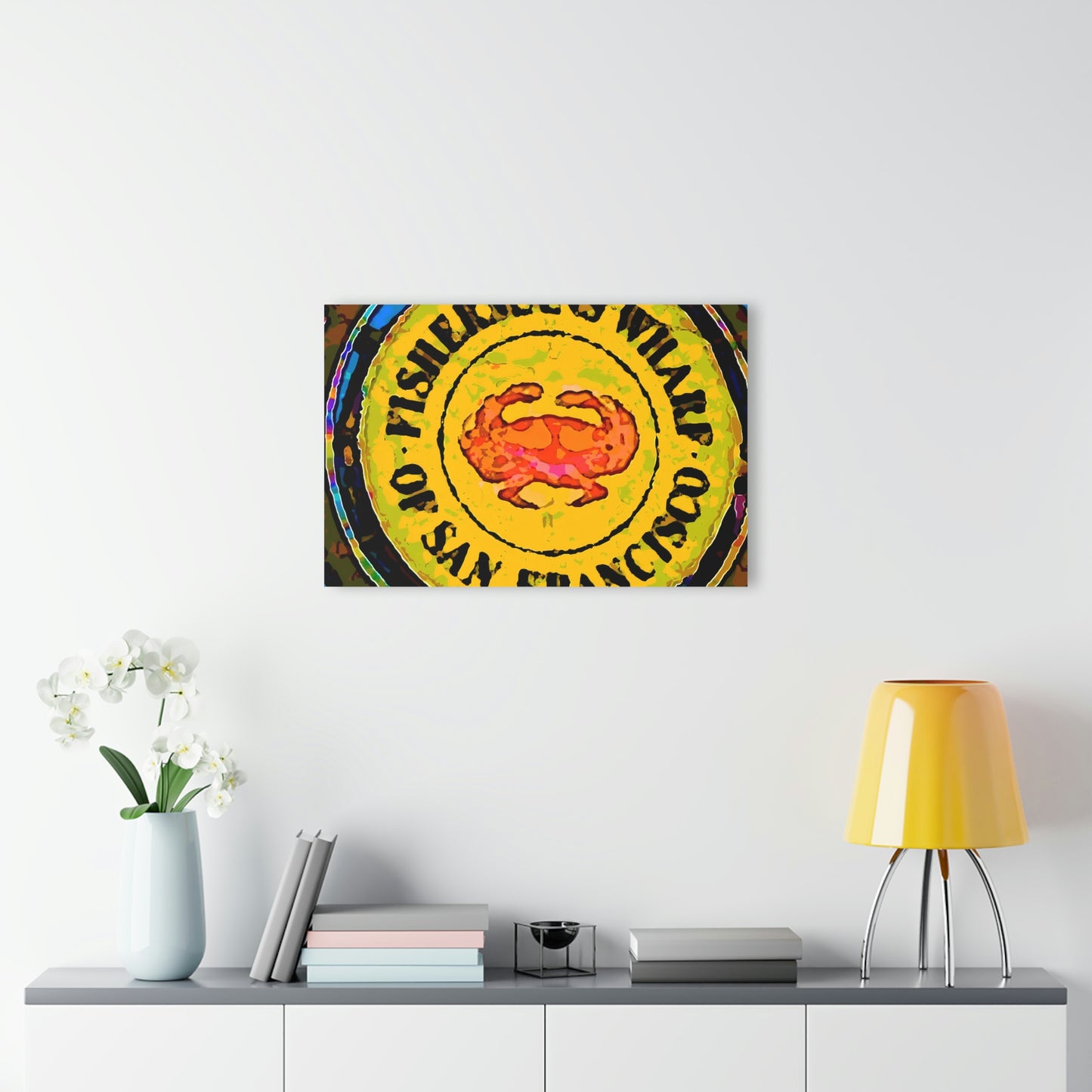Acrylic Prints (French Cleat Hanging) ...  "No.9 Fishermen's Grotto - Fishermen's Wharf, SF, California" ... Family Archives: 1970's ... Original Works ...