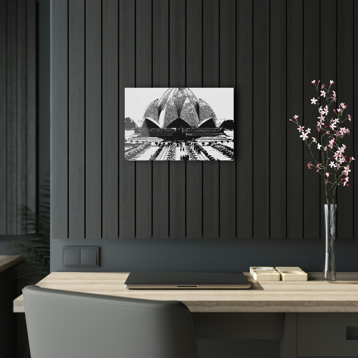Acrylic Prints ... 'Bahai'i House-Of-Worship' ... "Lotus Temple: Delhi, India, 2008" ... Original Works ...